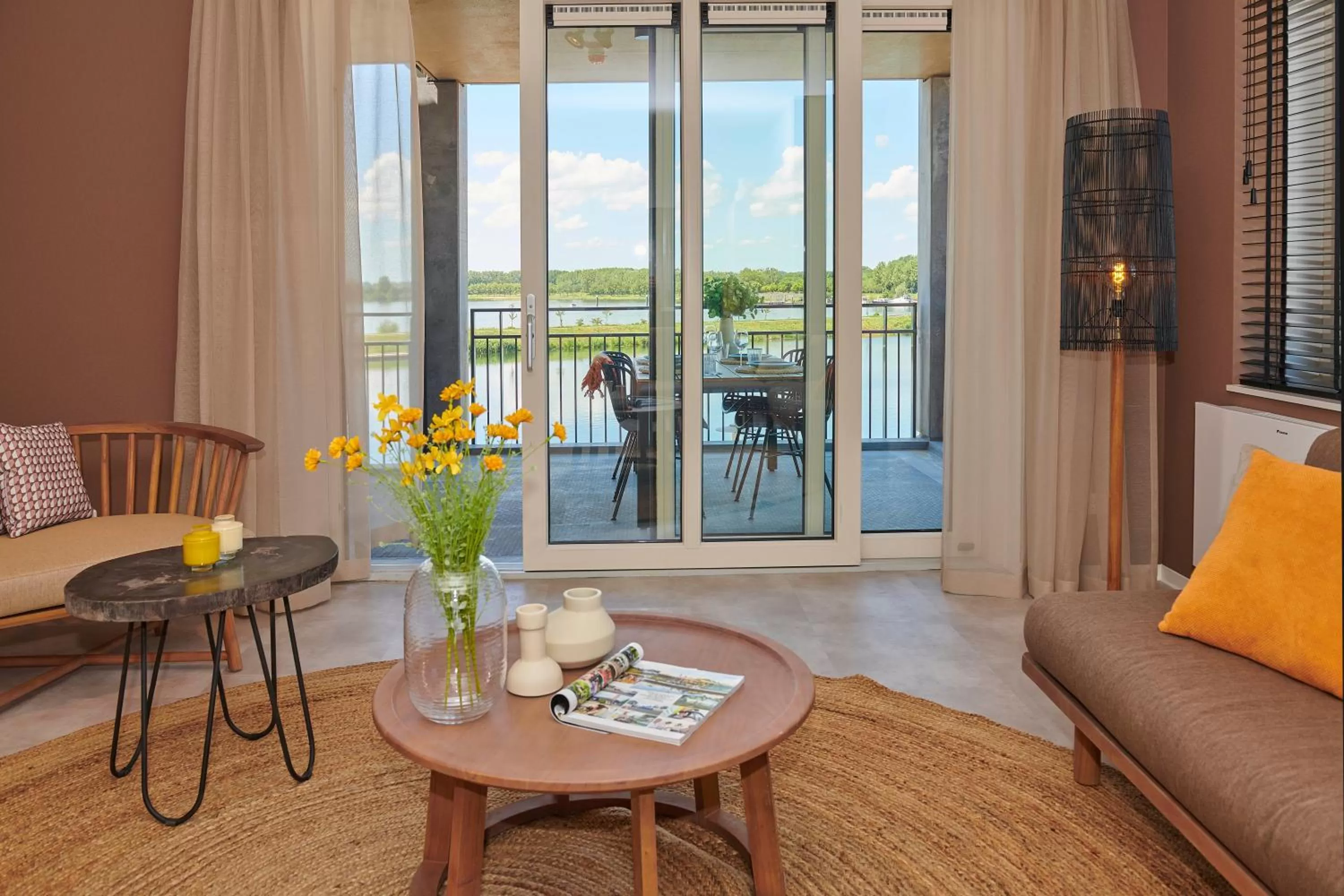 Living room in Parc Maasresidence Thorn Apartments