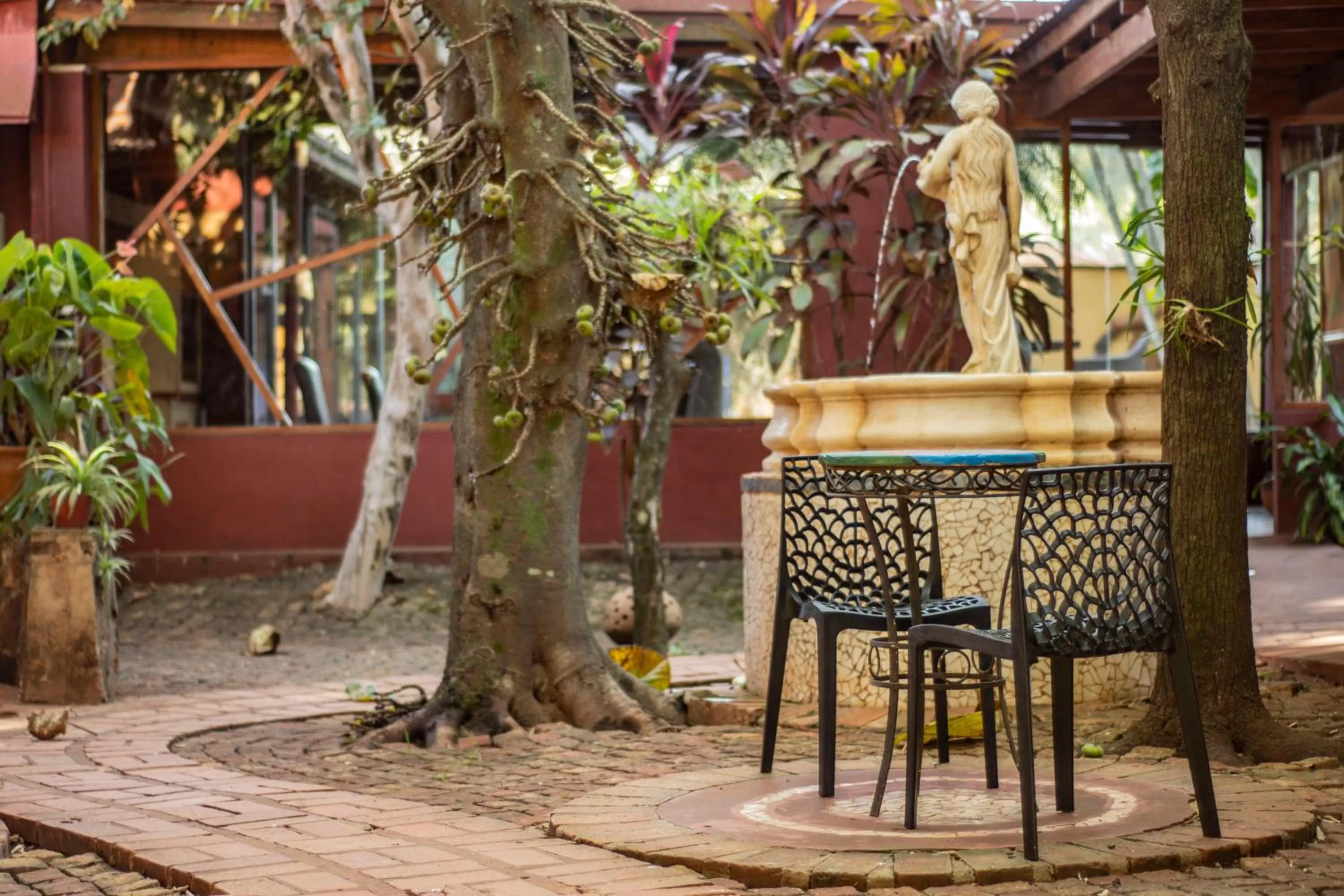 Patio in Boutique Hotel De La Fonte & Restaurant