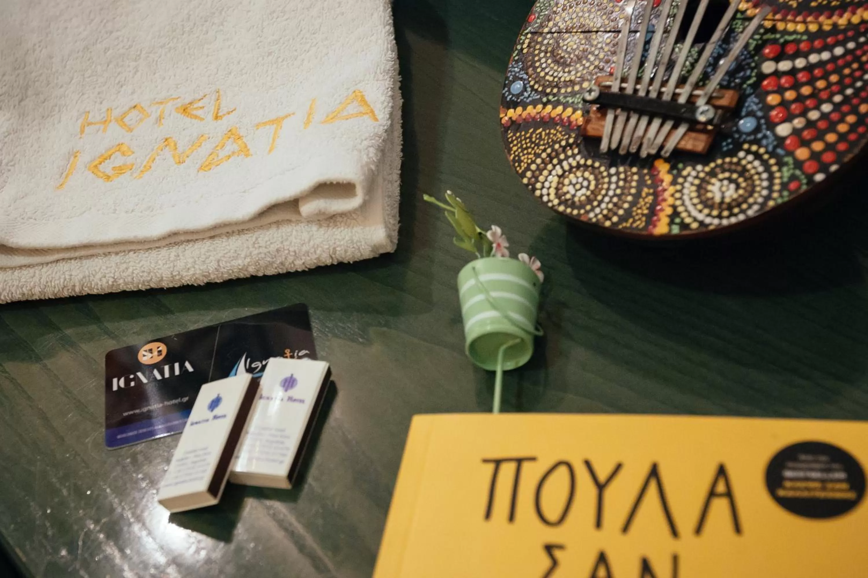 Decorative detail in Ignatia Hotel