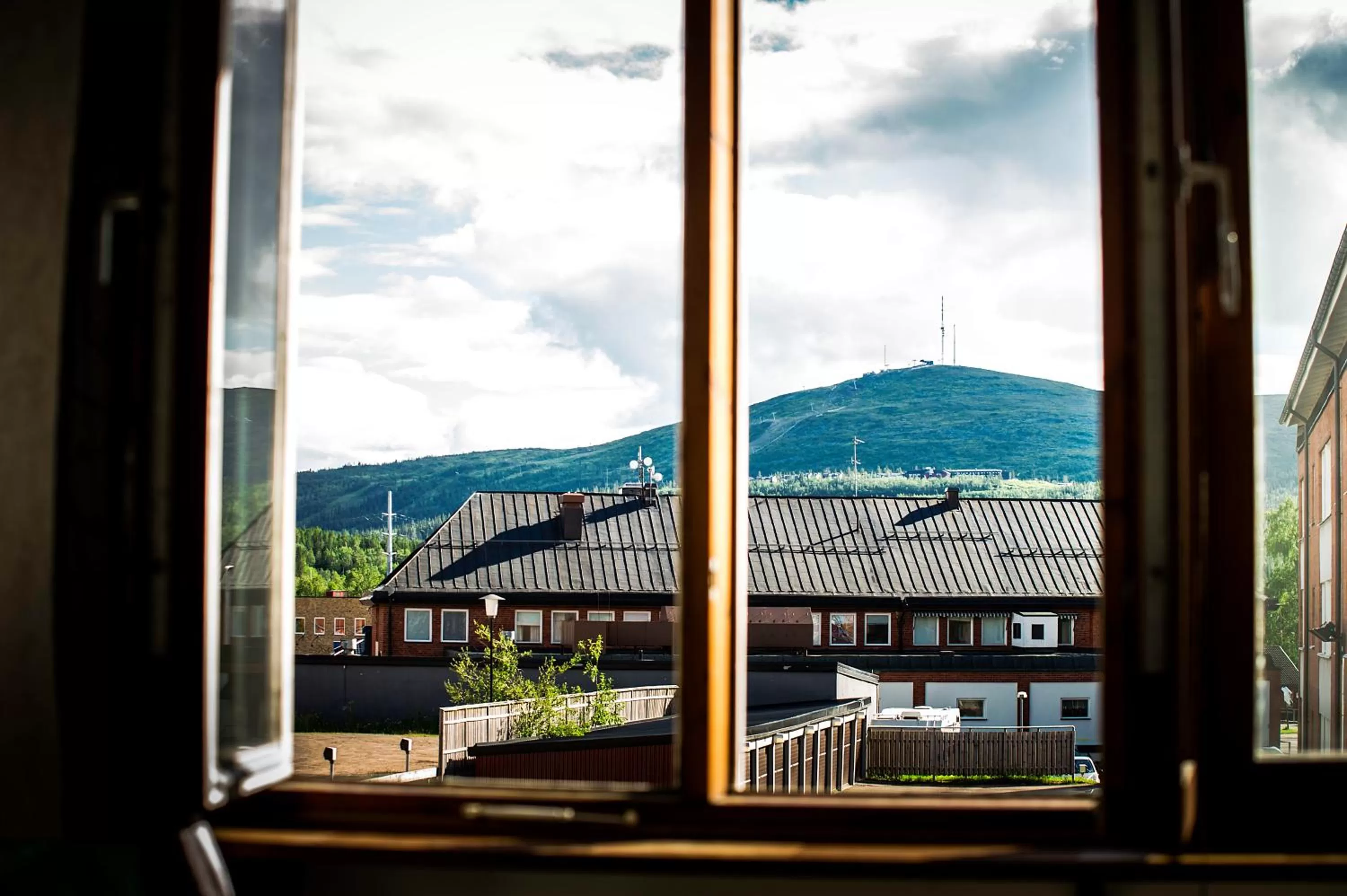 Mountain view in Pensionat Augustin