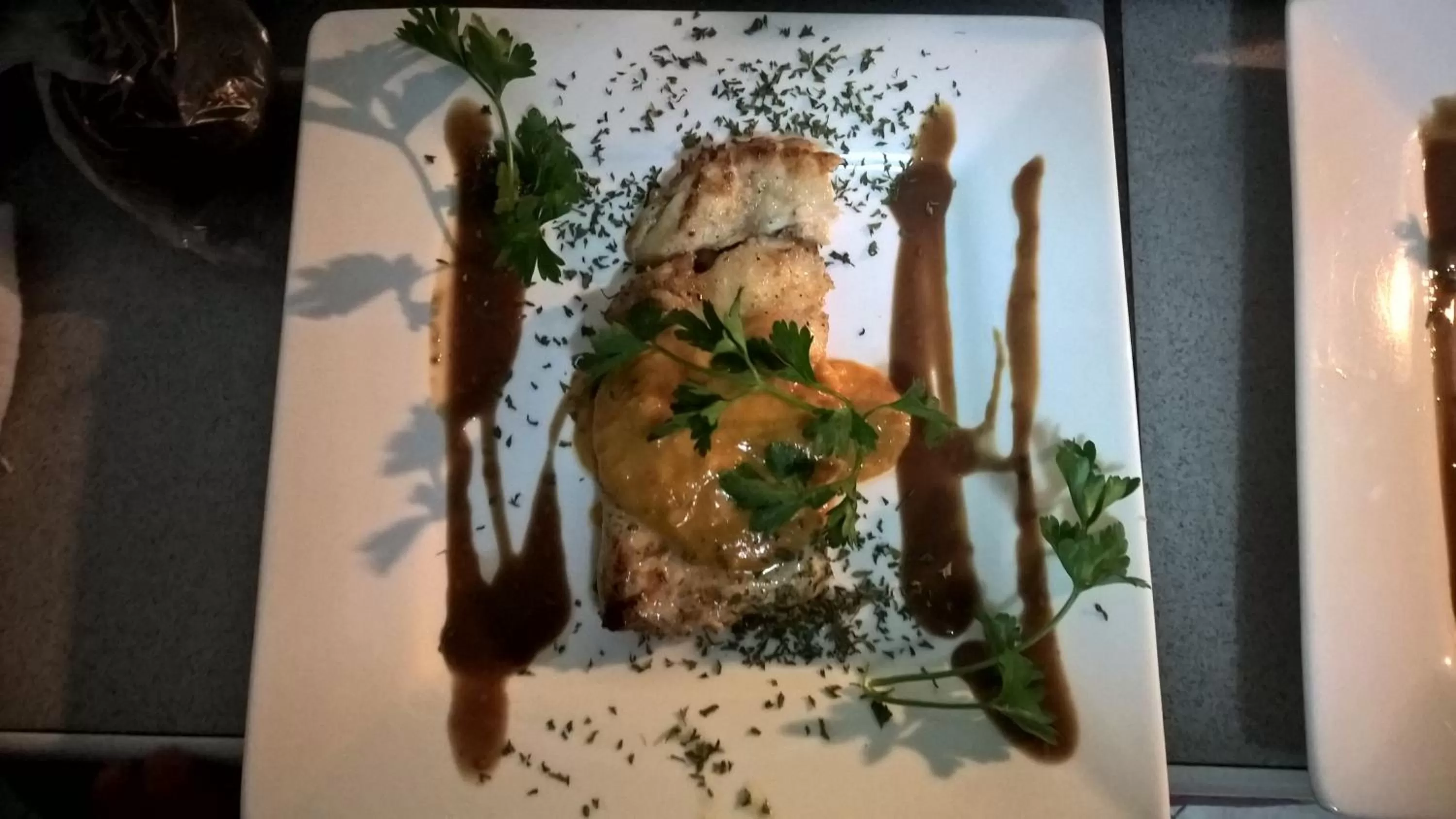 Food close-up in The Red Hut Inn