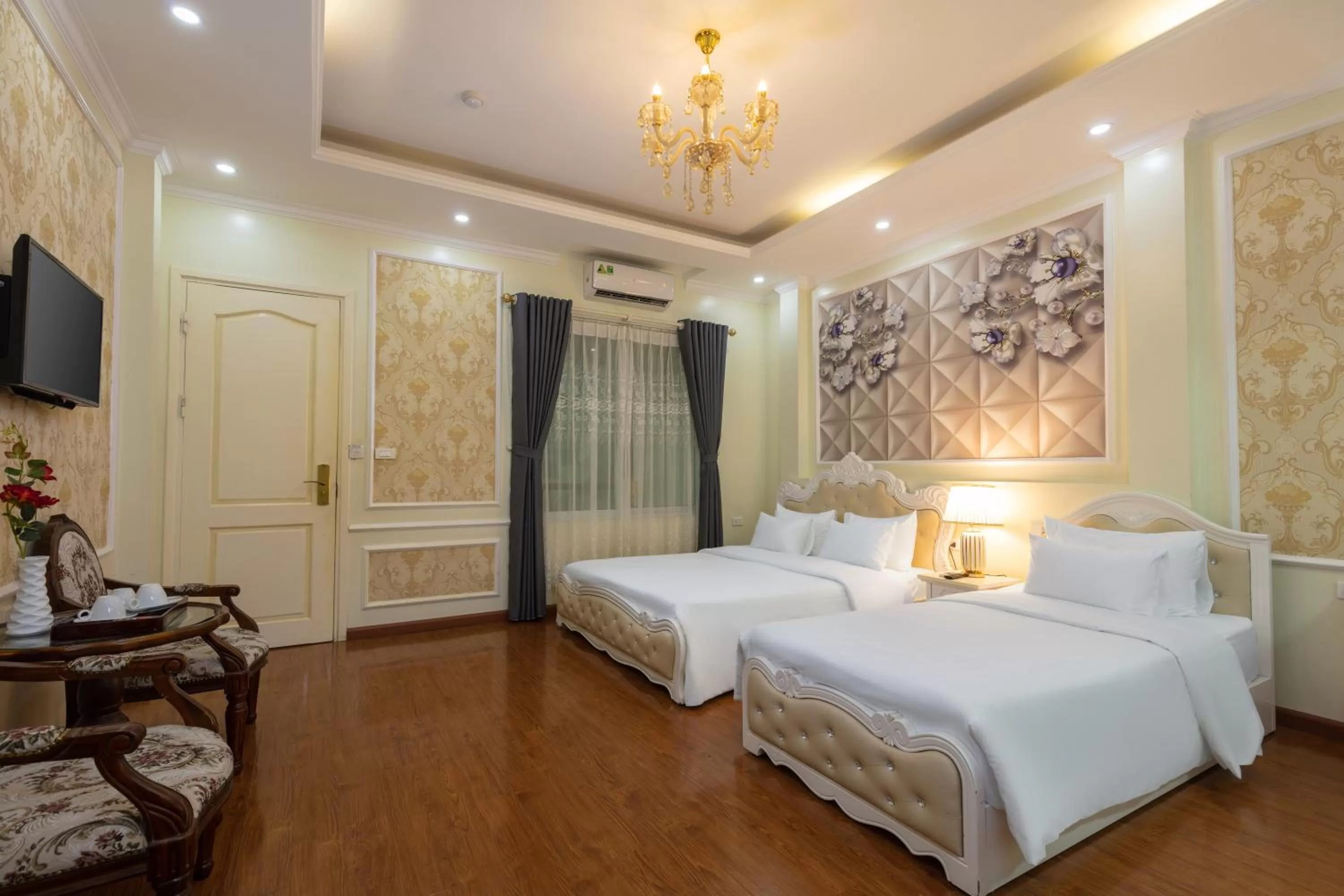 Bed in My Moon Hotel Hanoi