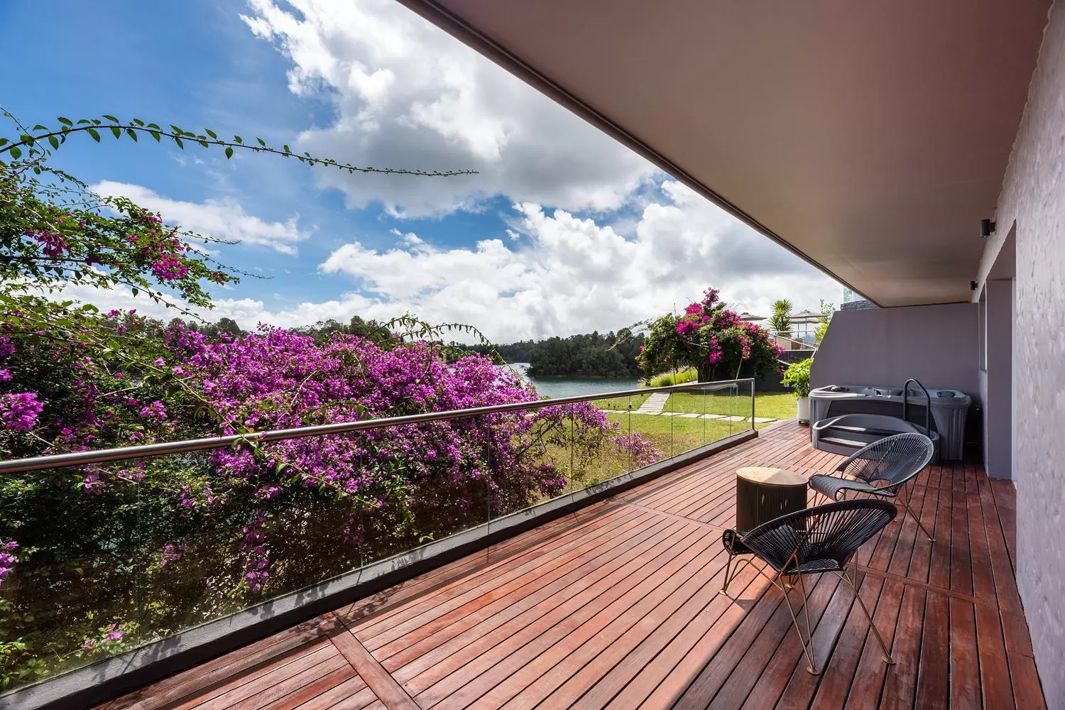 Natural landscape in Tau House