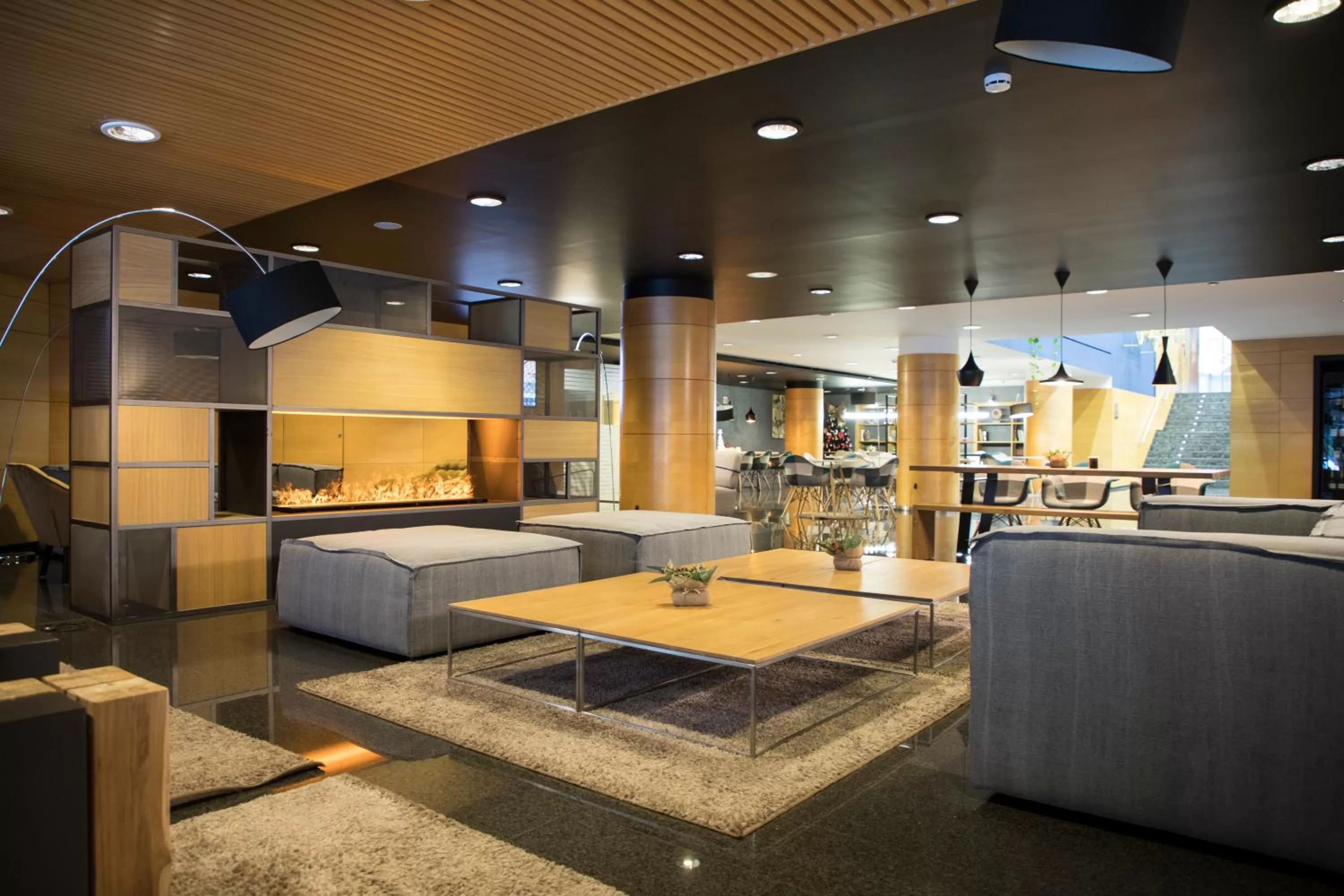 Seating area in Fènix Hotel