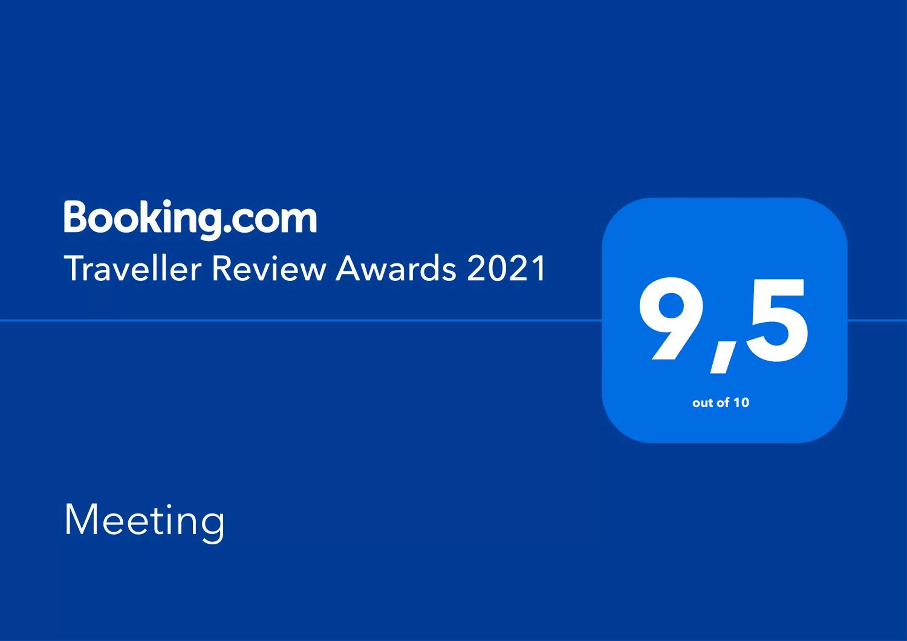 Certificate/Award in Meeting