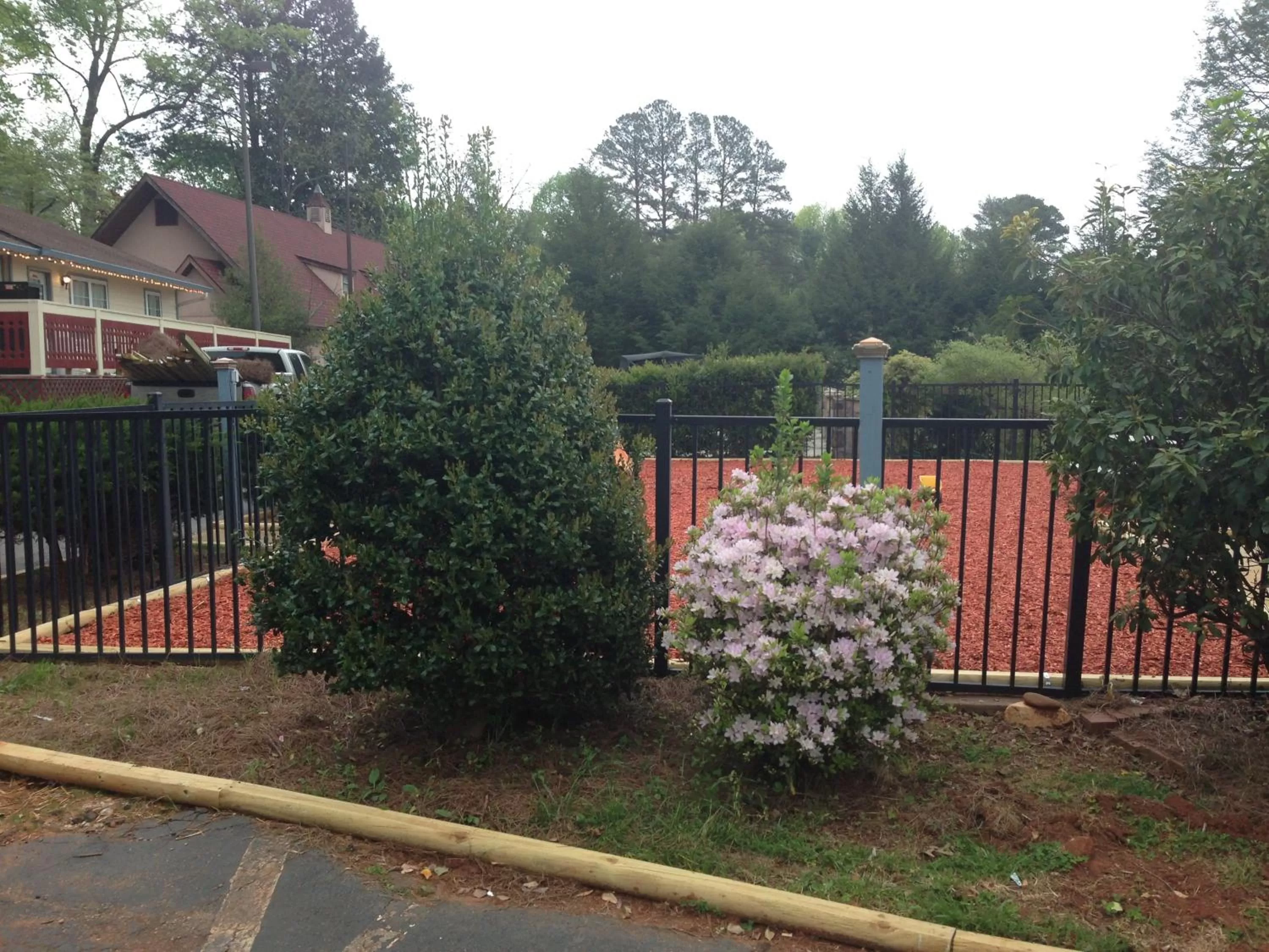 Children play ground in Heidi Motel - Helen