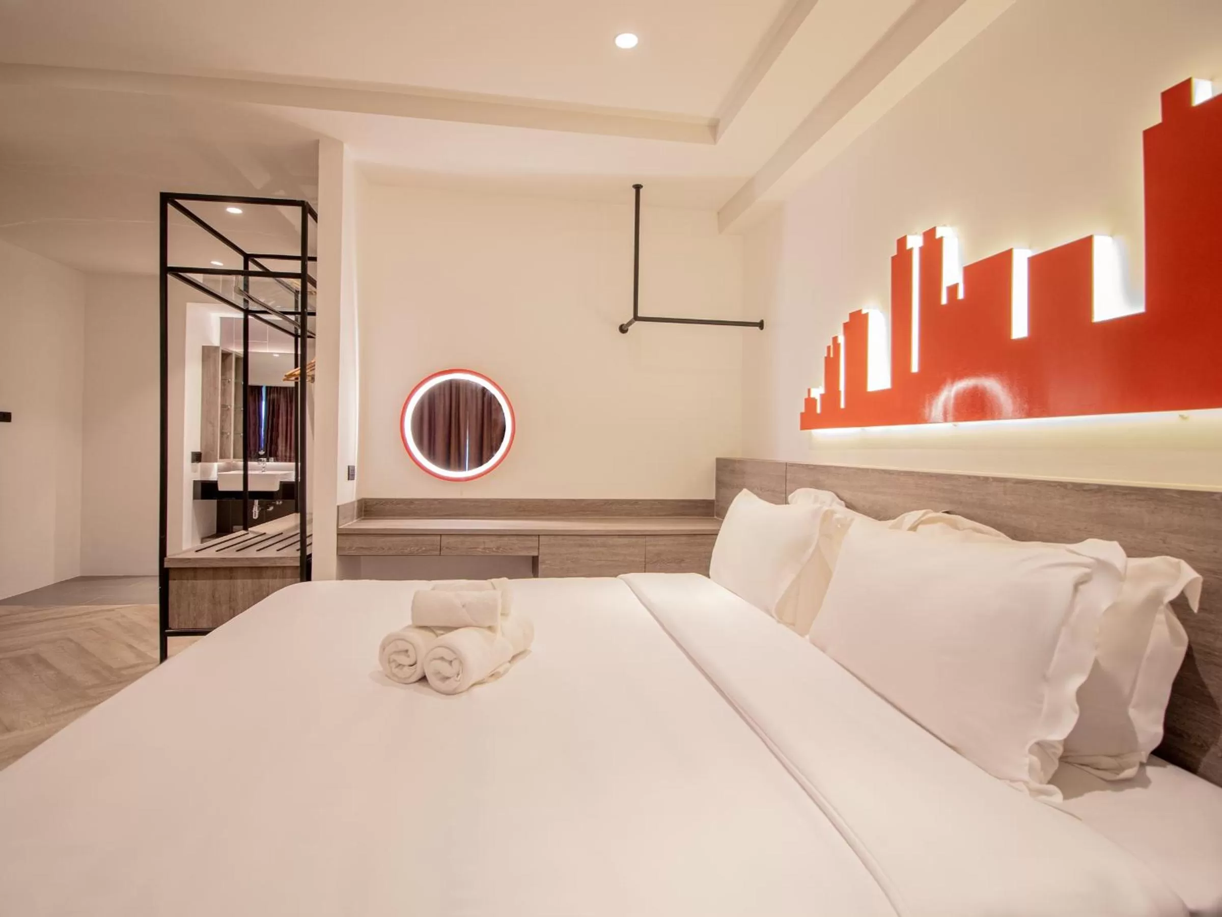 Bed in Fortune D Hotel Phitsanulok