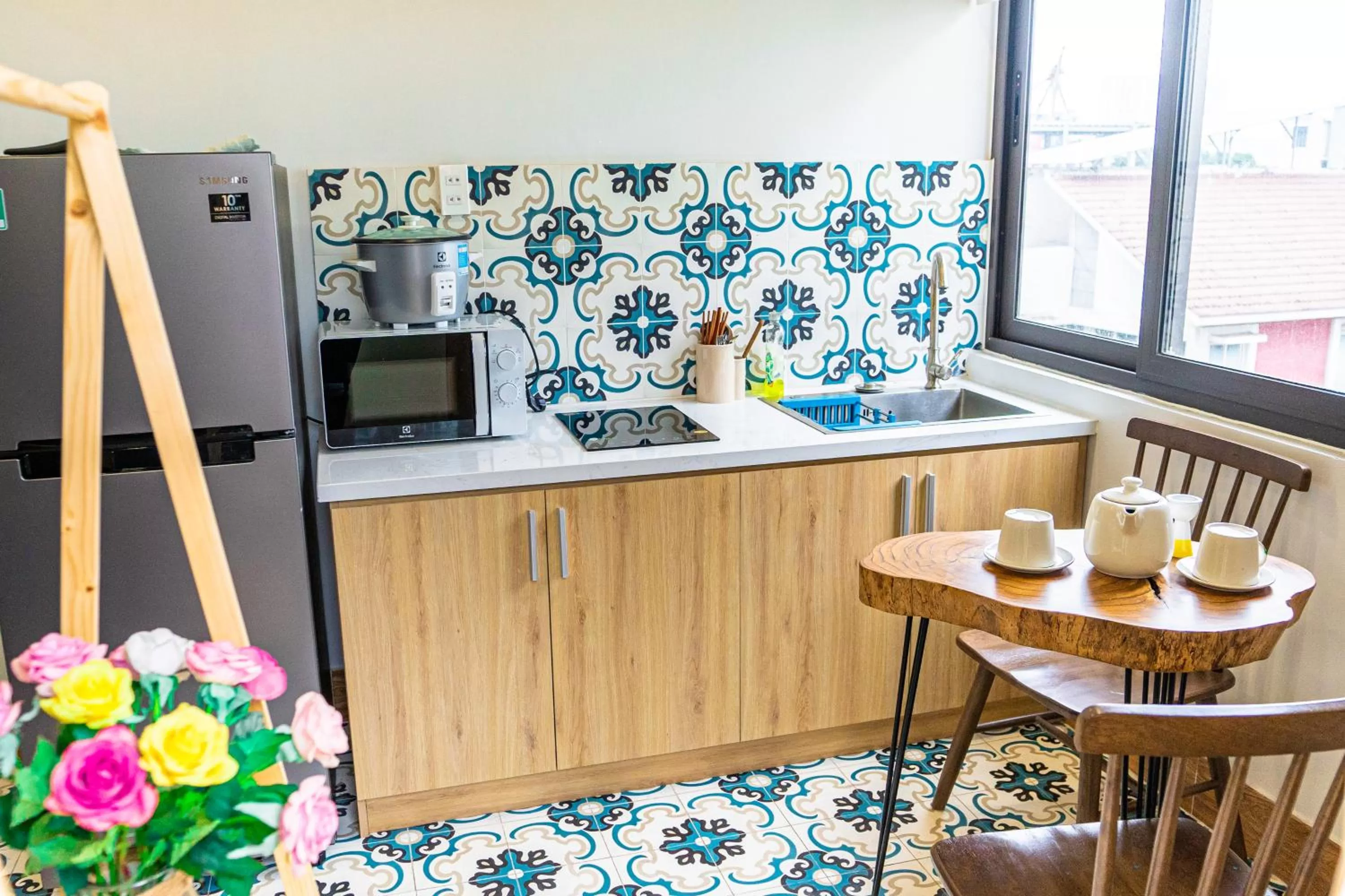 Kitchen or kitchenette in Cherry Apartment - Thao Dien Centre