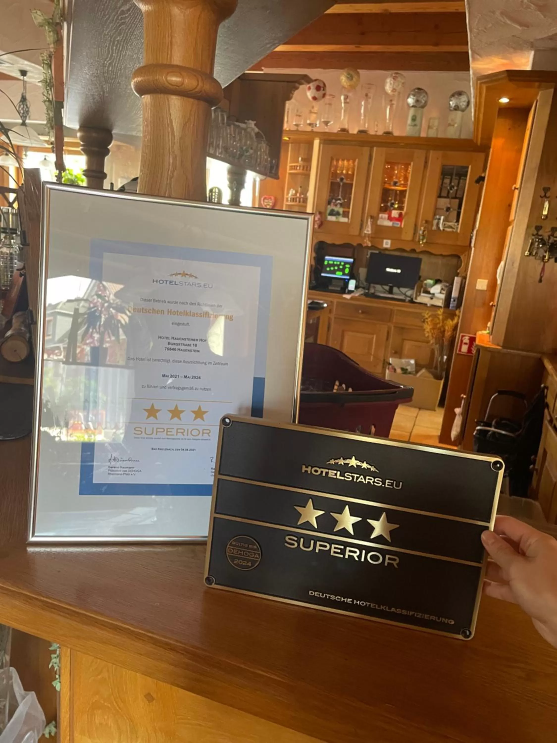Certificate/Award in Hotel-Hauensteiner-Hof
