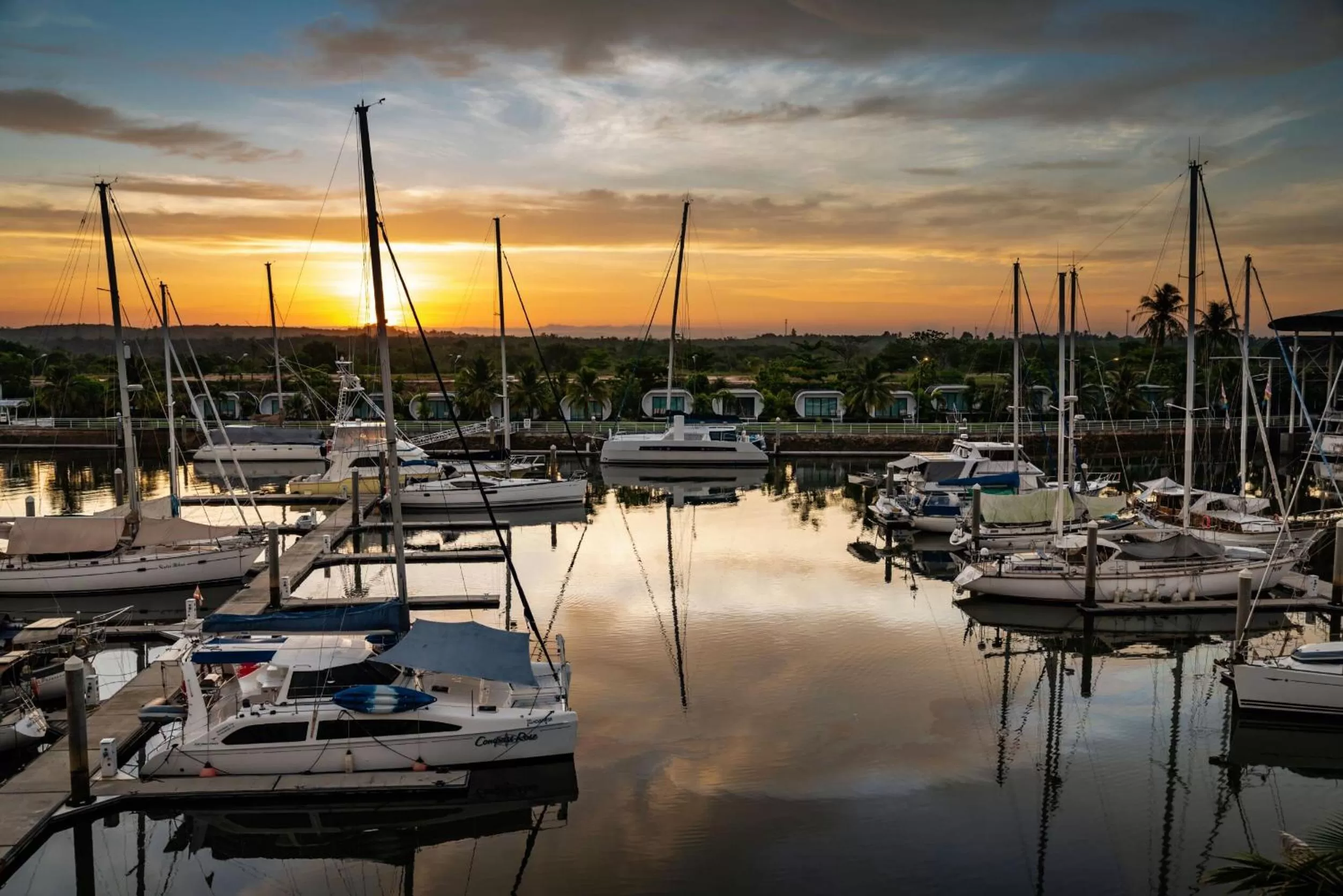 Inner courtyard view in Krabi Boat Lagoon Resort