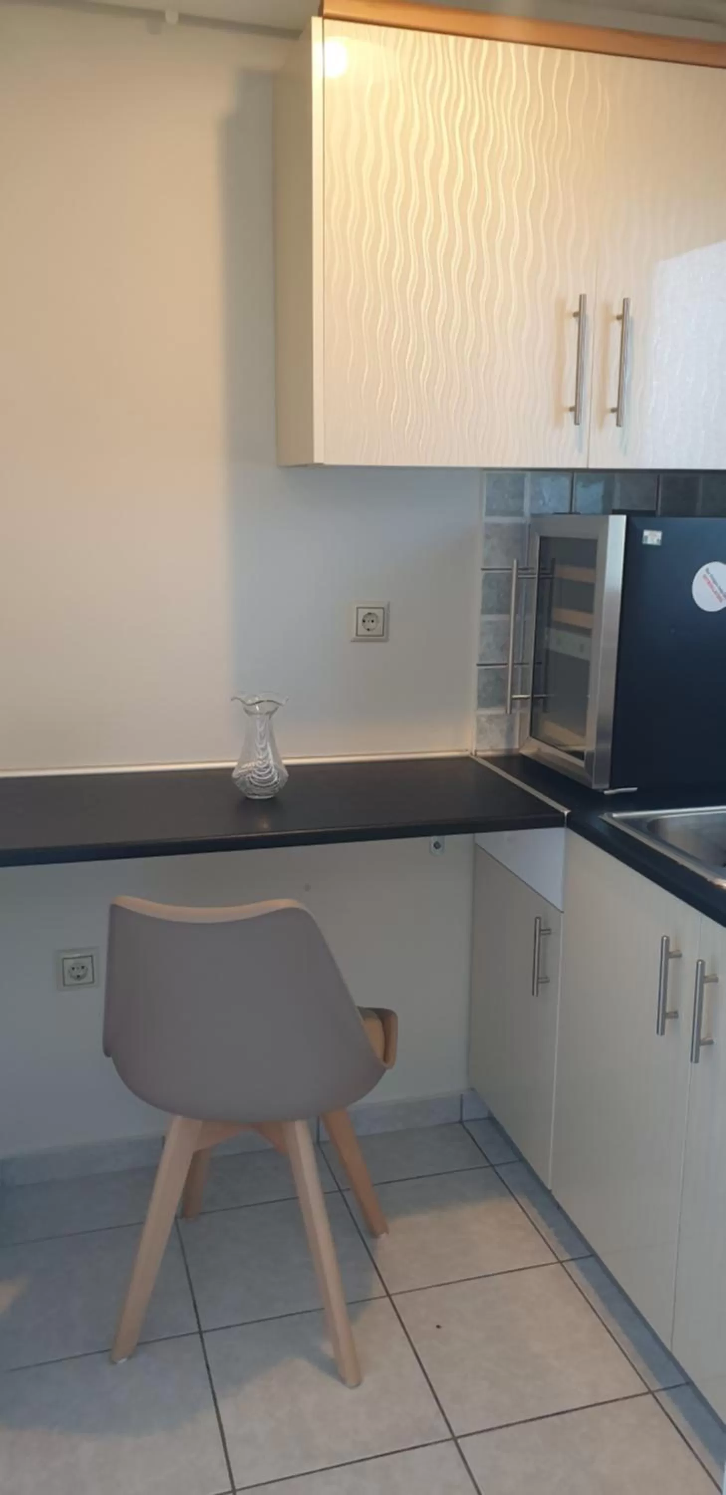 Kitchen or kitchenette in Alexia's Apartments