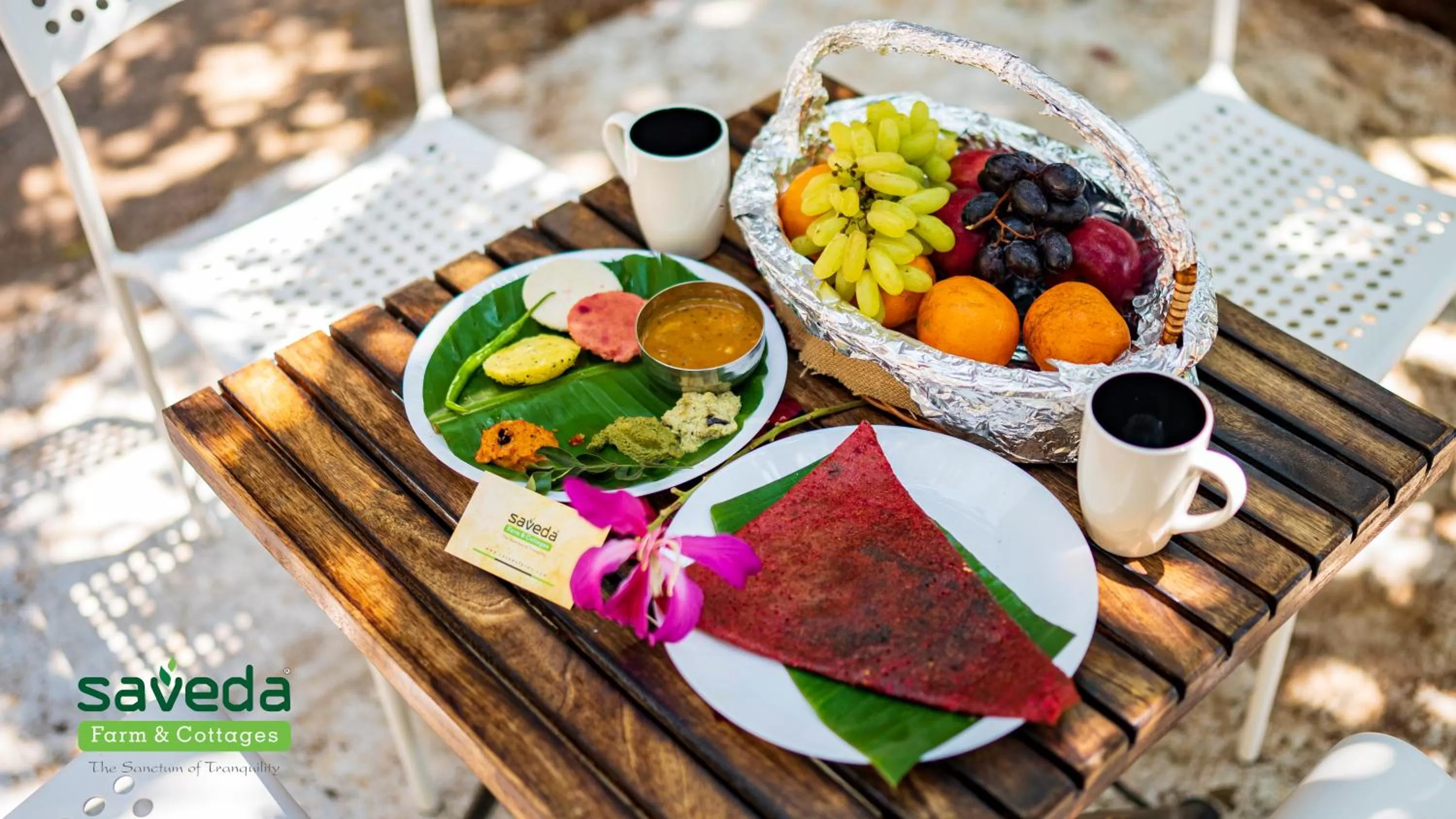 Food and drinks in Saveda Farm & Cottages