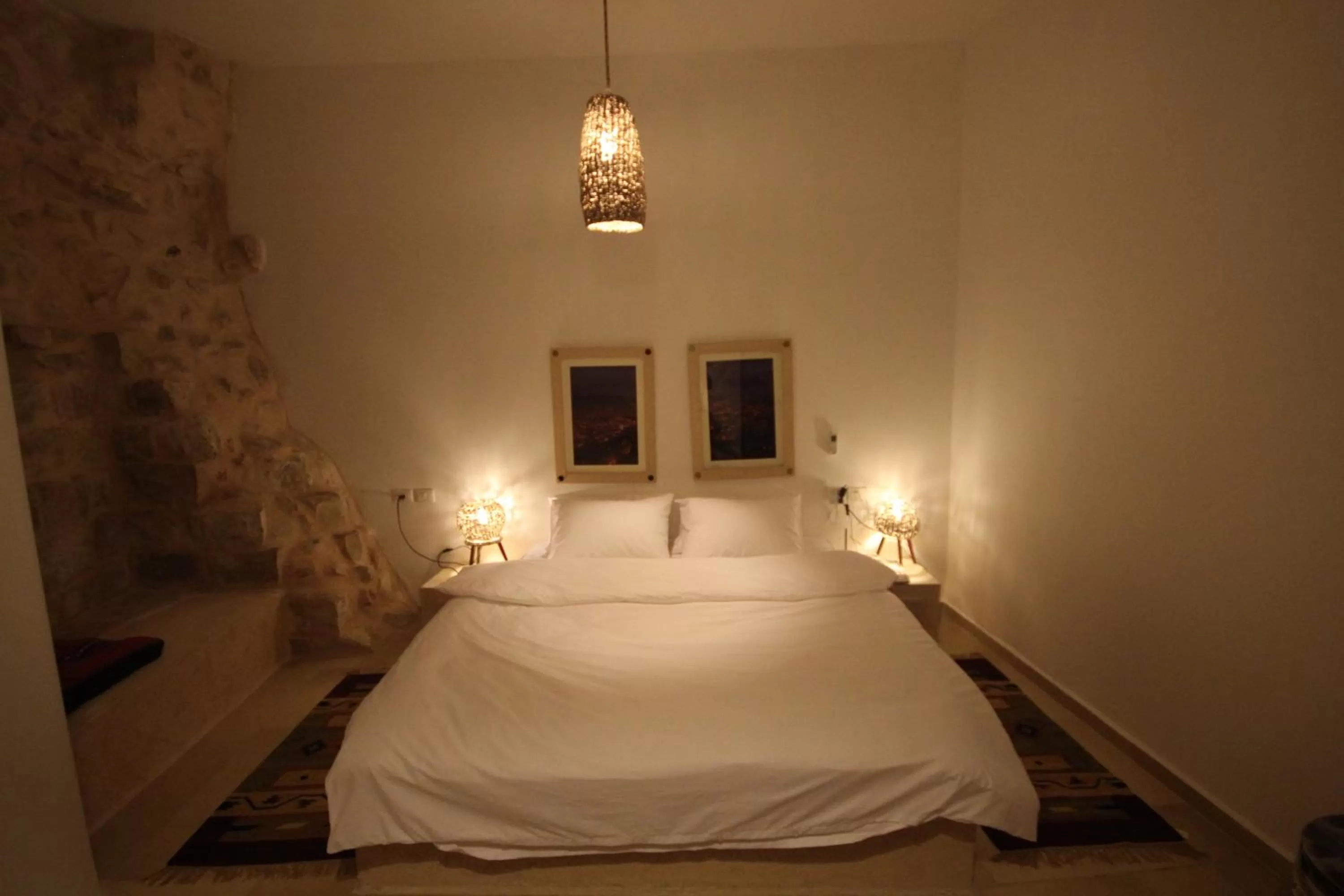 Bed in Khan Alwakala Hotel