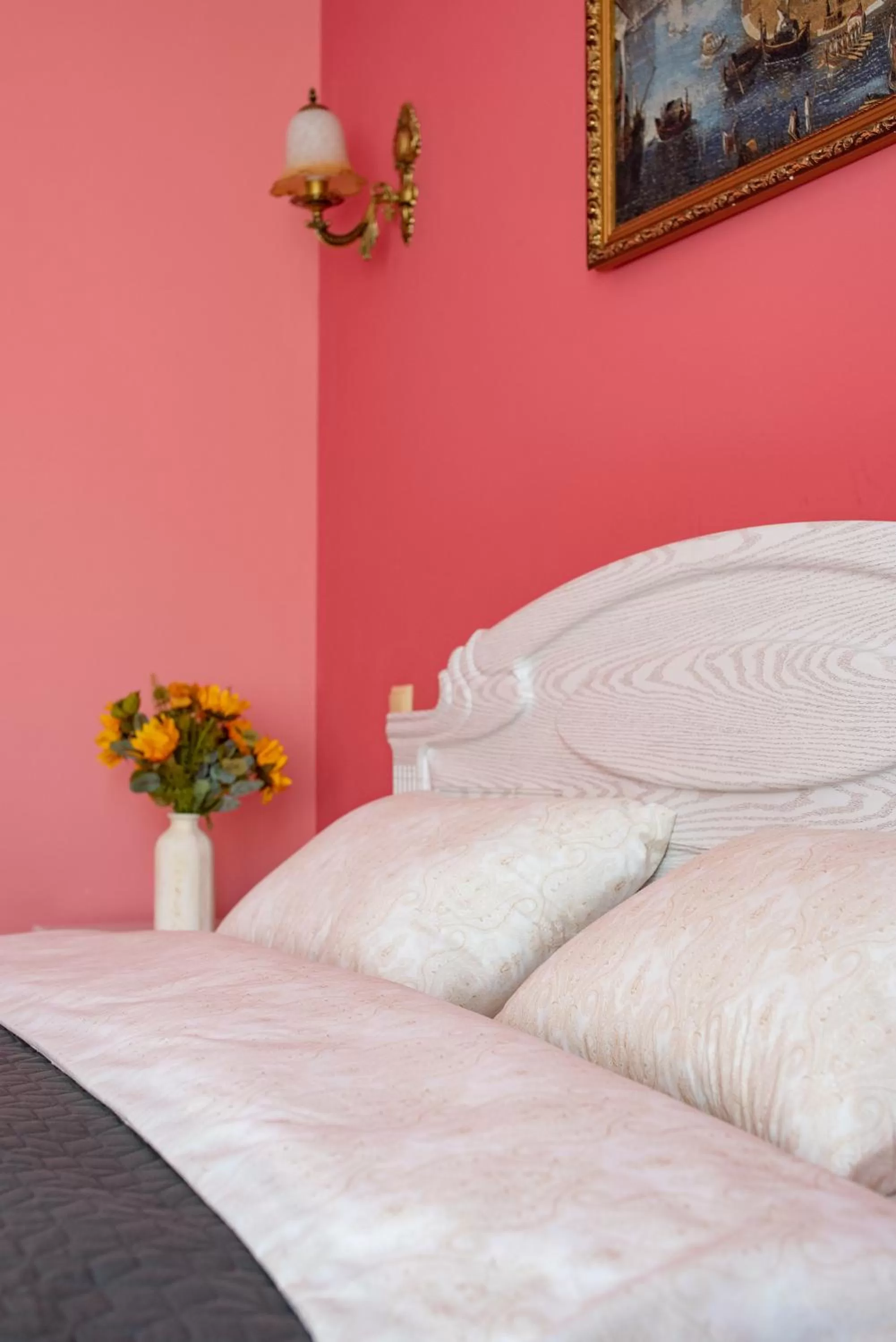 Decorative detail, Bed in Art Hotel