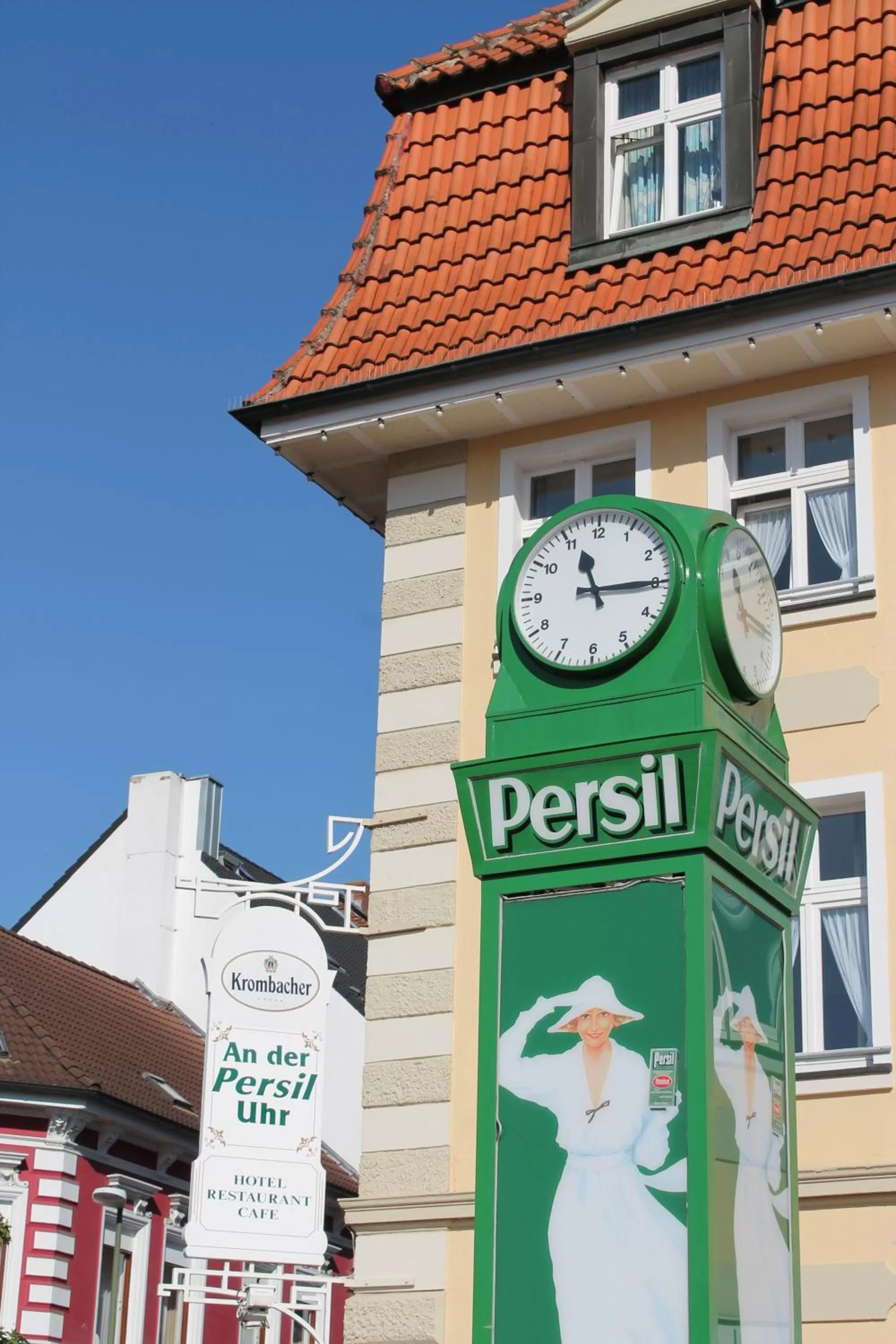 Facade/entrance, Property Logo/Sign in An der Persiluhr Stadt-gut-Hotel
