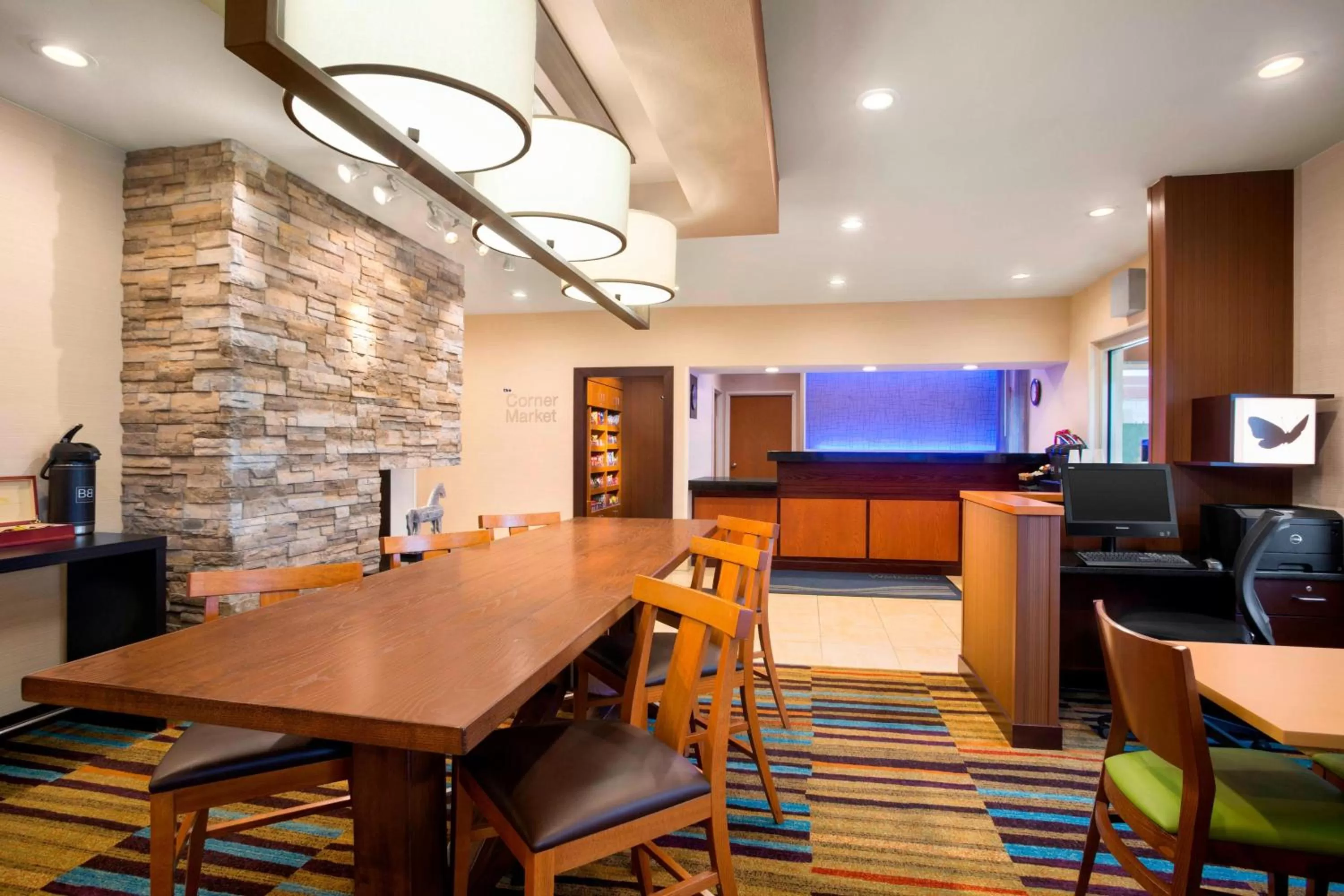 Lobby or reception in Fairfield Inn by Marriott Dubuque