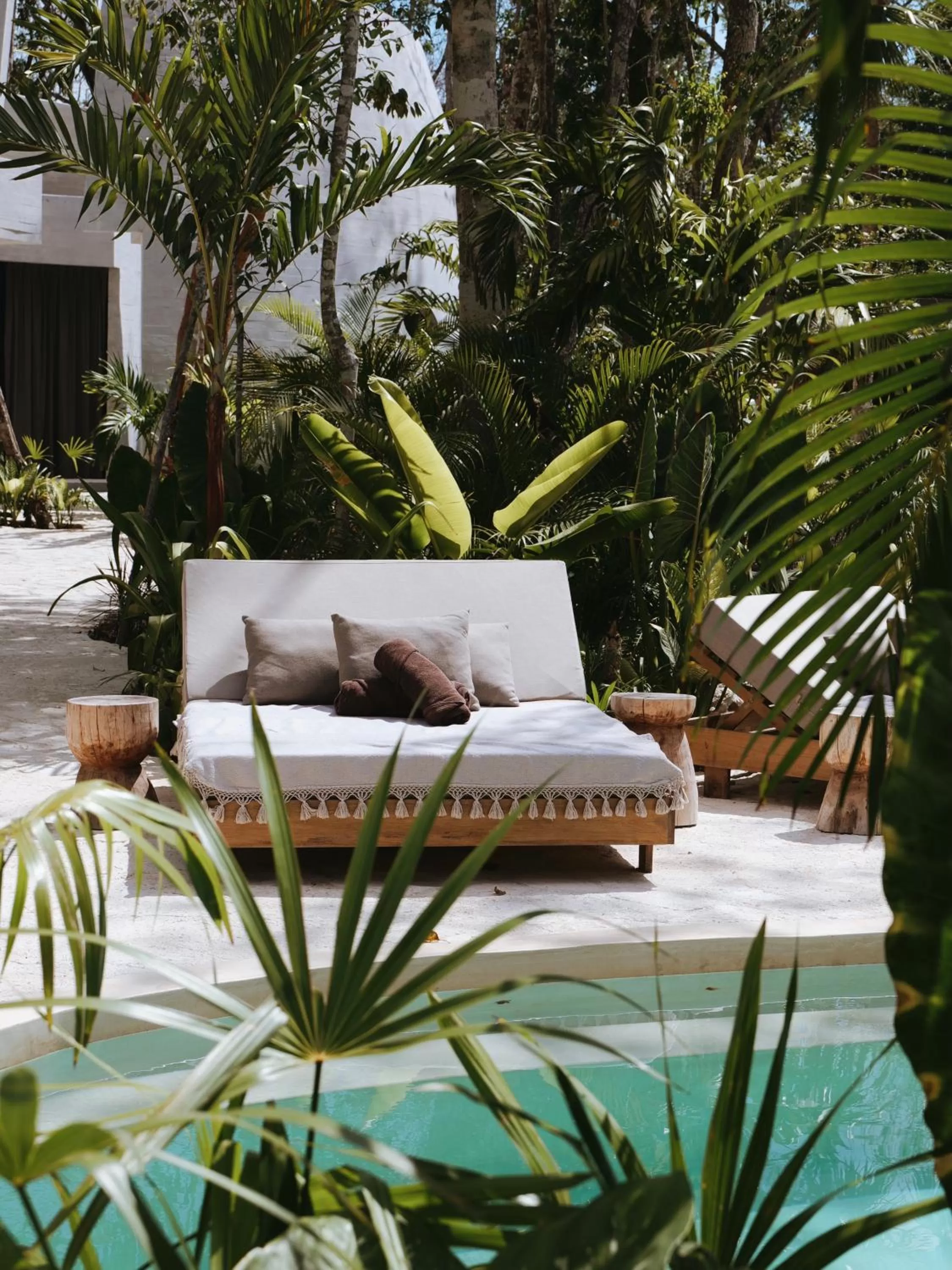 Swimming pool in Hotel Muaré Tulum Wellness and Spa