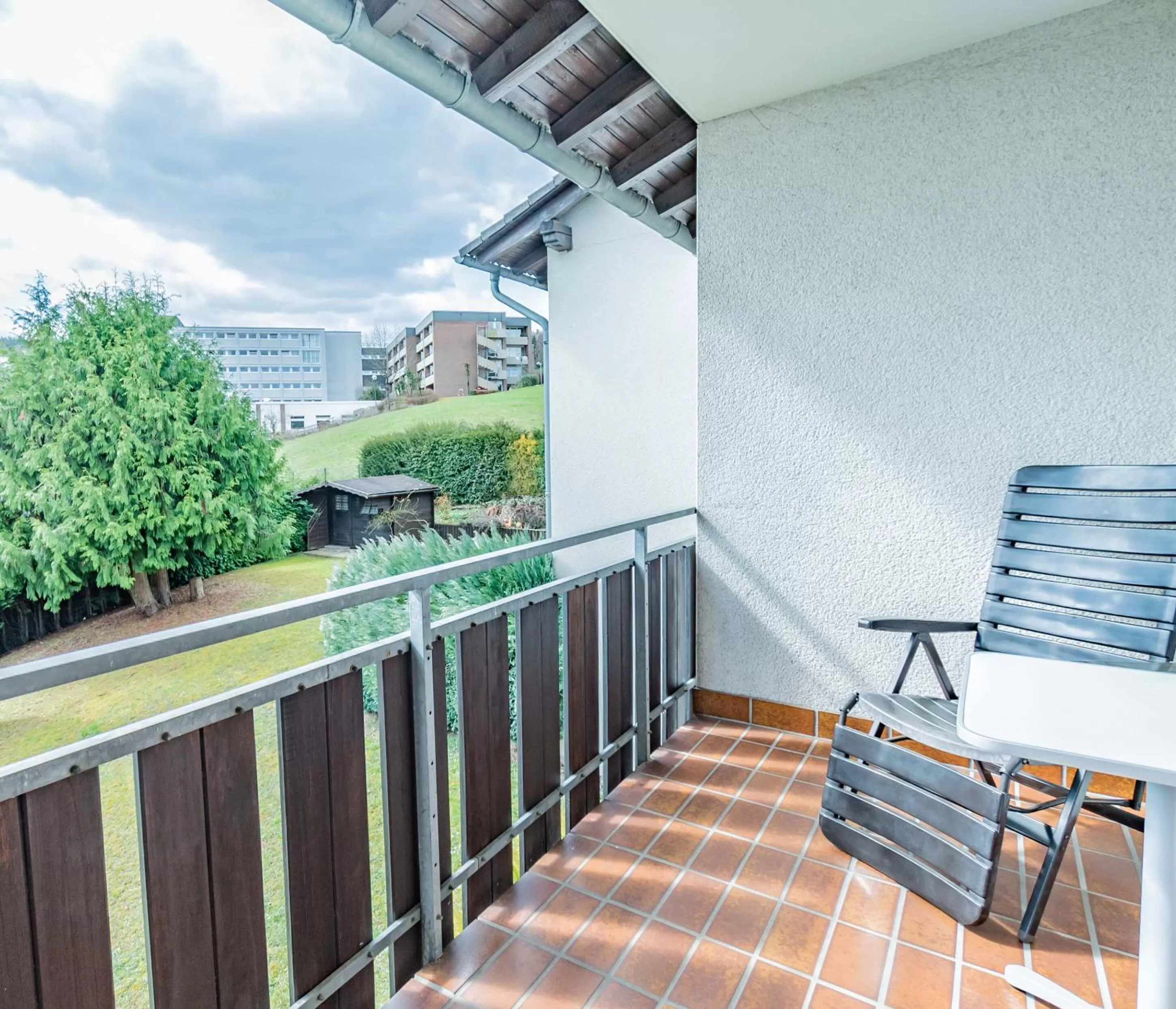 Balcony/Terrace in Aparthotel Panorama