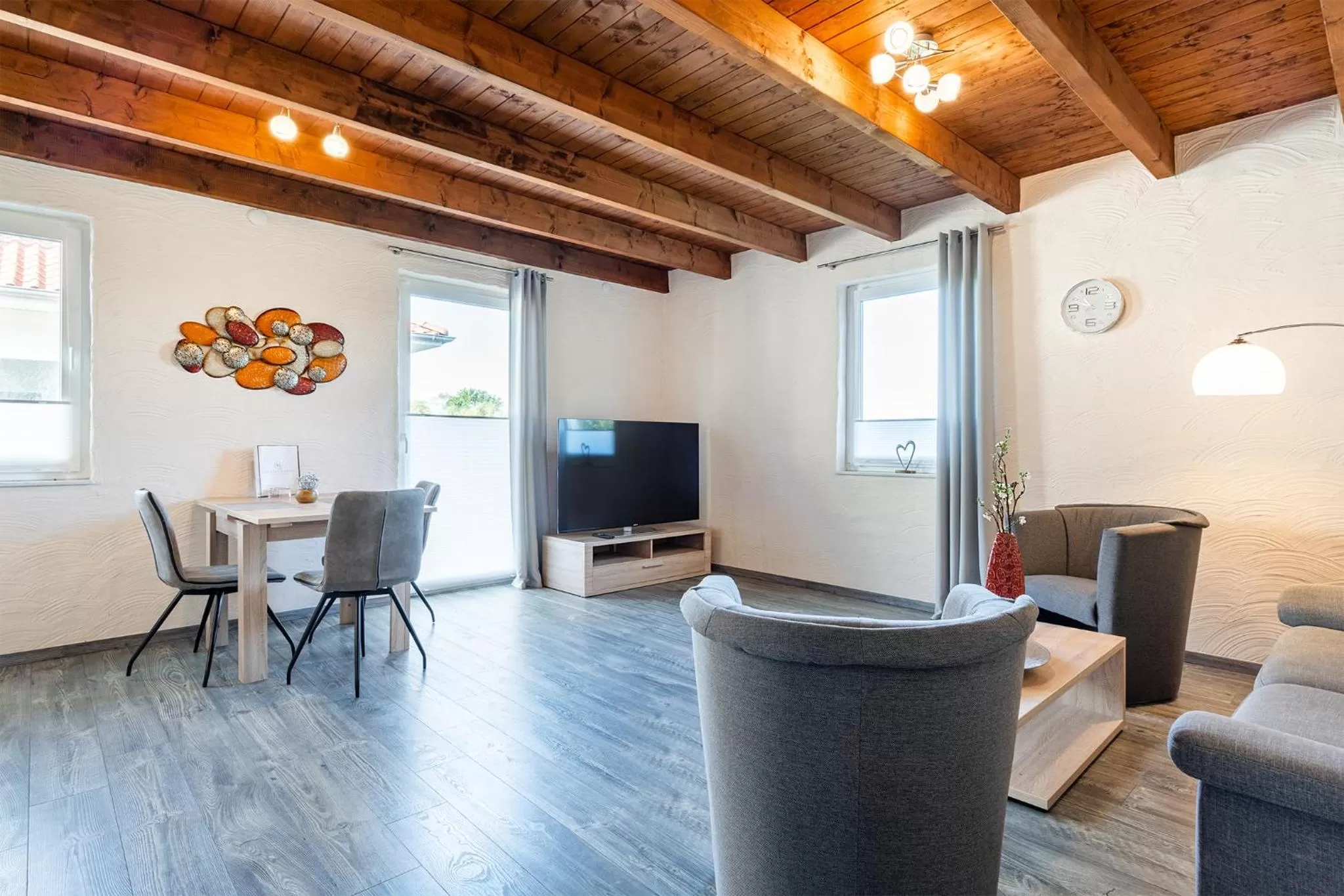 TV and multimedia, Seating Area in Villa Moorstern