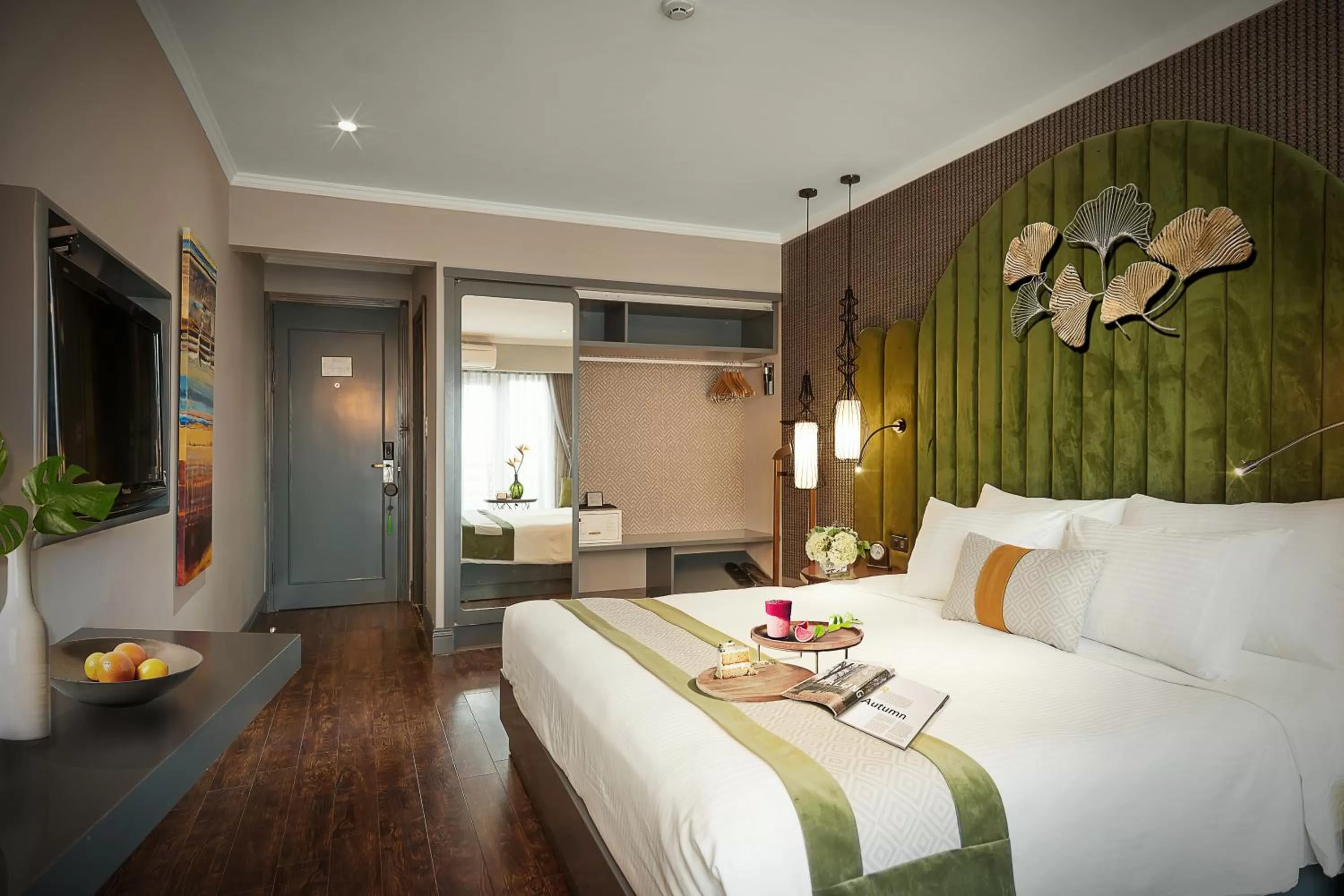 Bed in Hanoi Center Silk Hotel & Travel