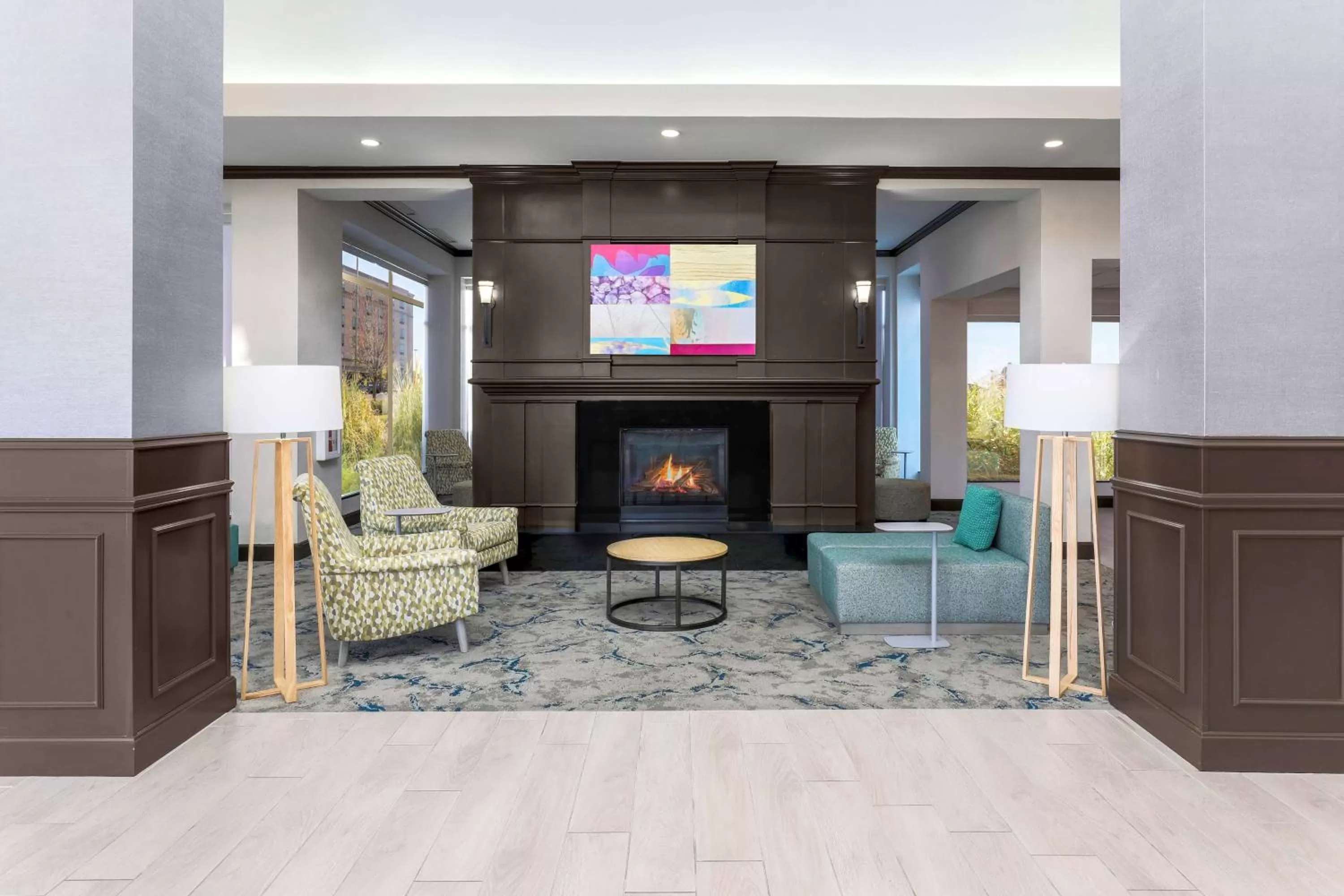 Lobby or reception in Hilton Garden Inn Tulsa South