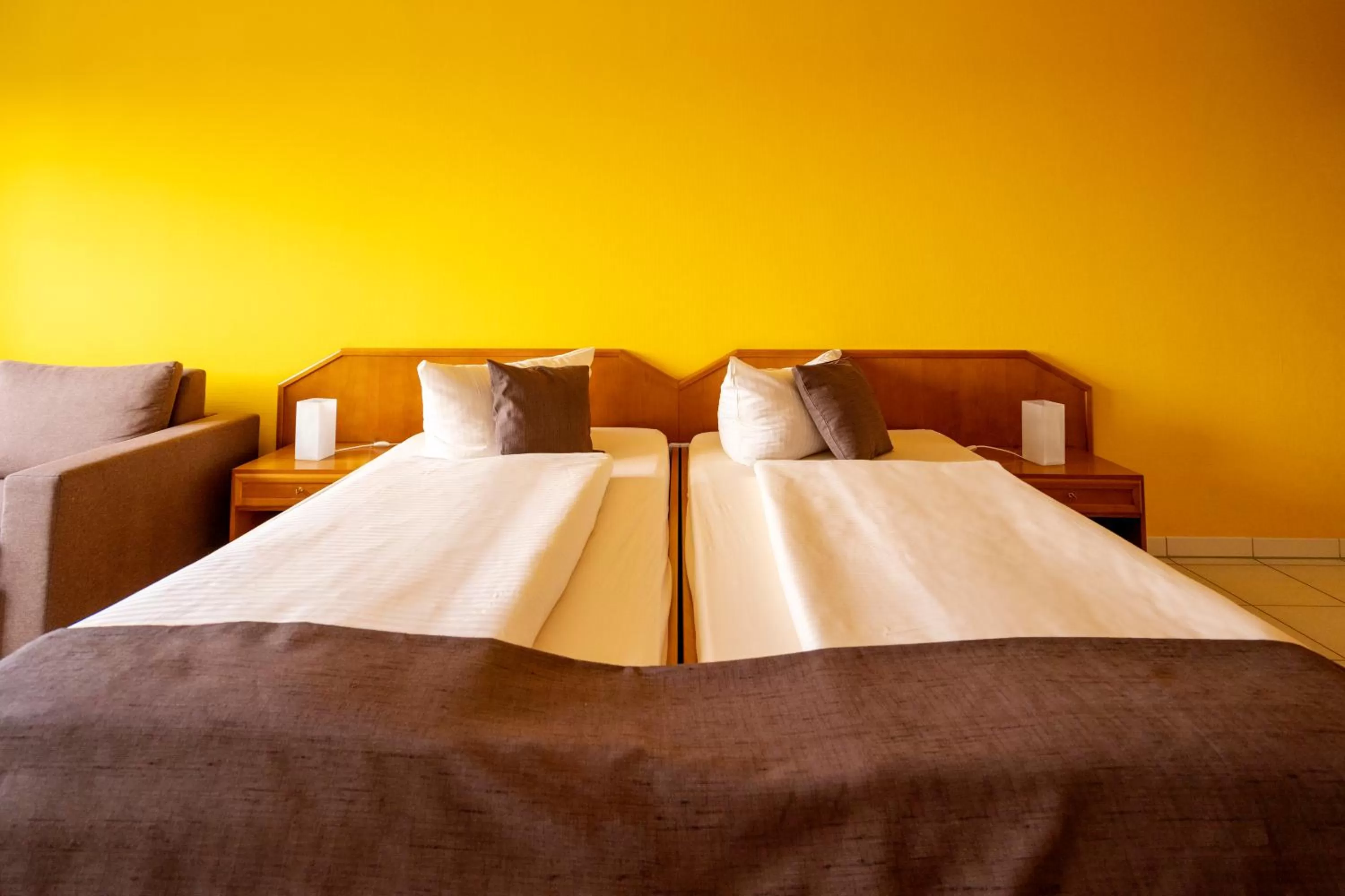 Bed in Hotel Nahetal