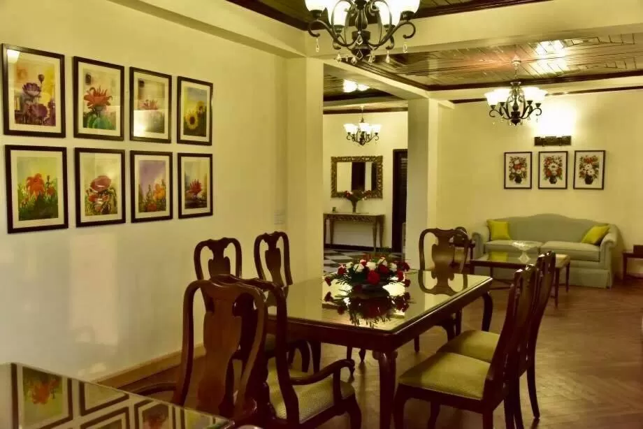 Dining area in The Oaktree House