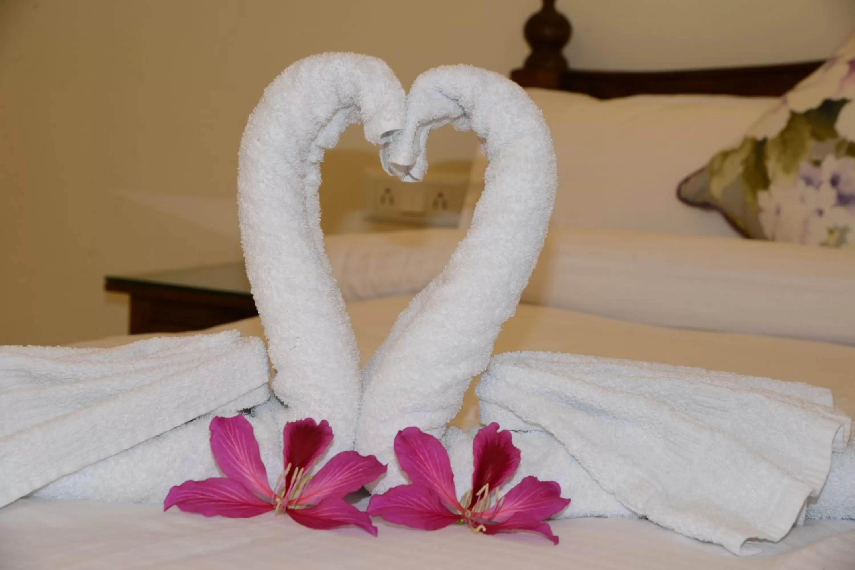 Bed in Hotel Jaswant Bhawan