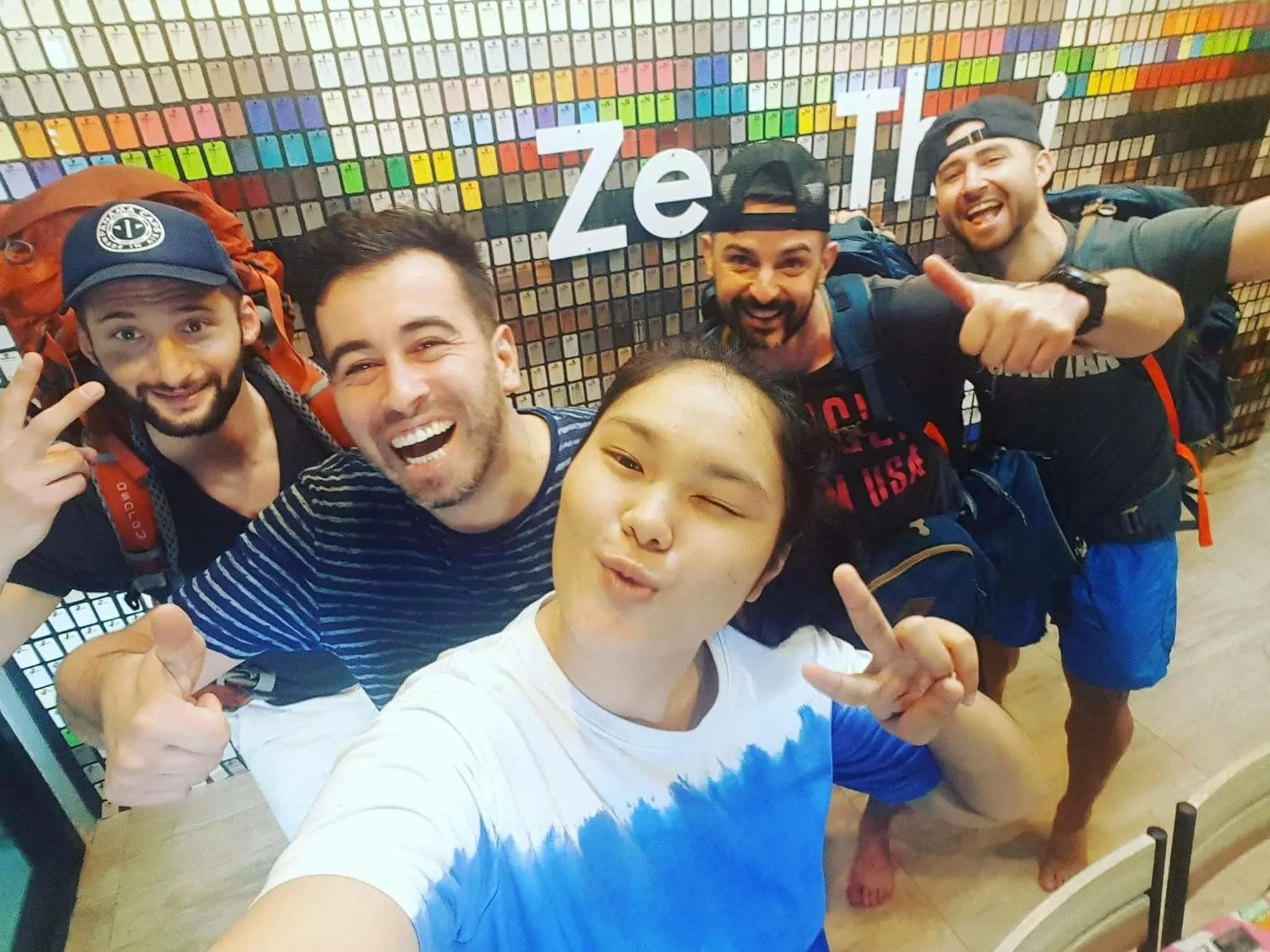 Lobby or reception in Zee Thai Hostel