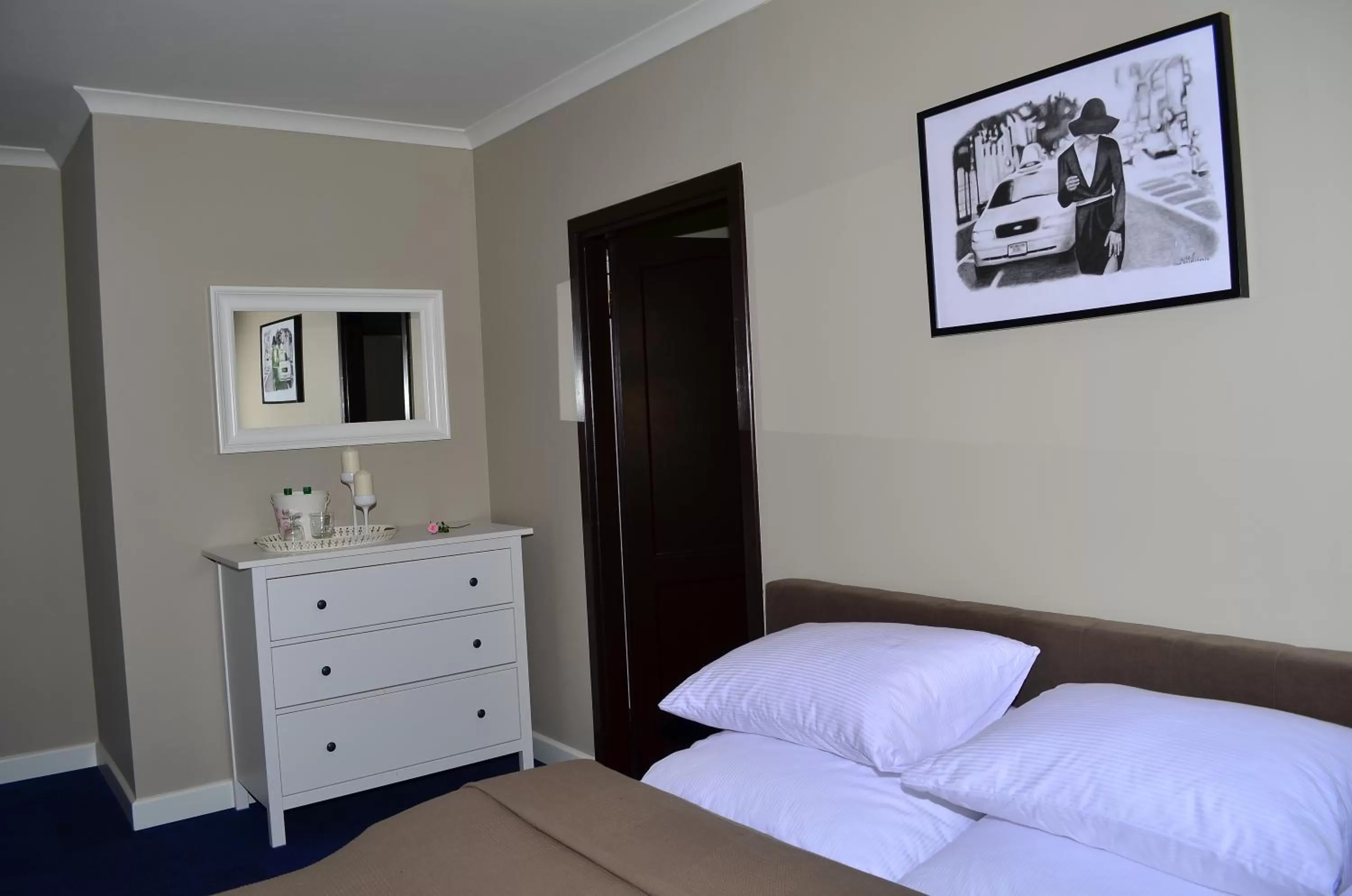 Bedroom, Bed in Pod Platanem Gliwice