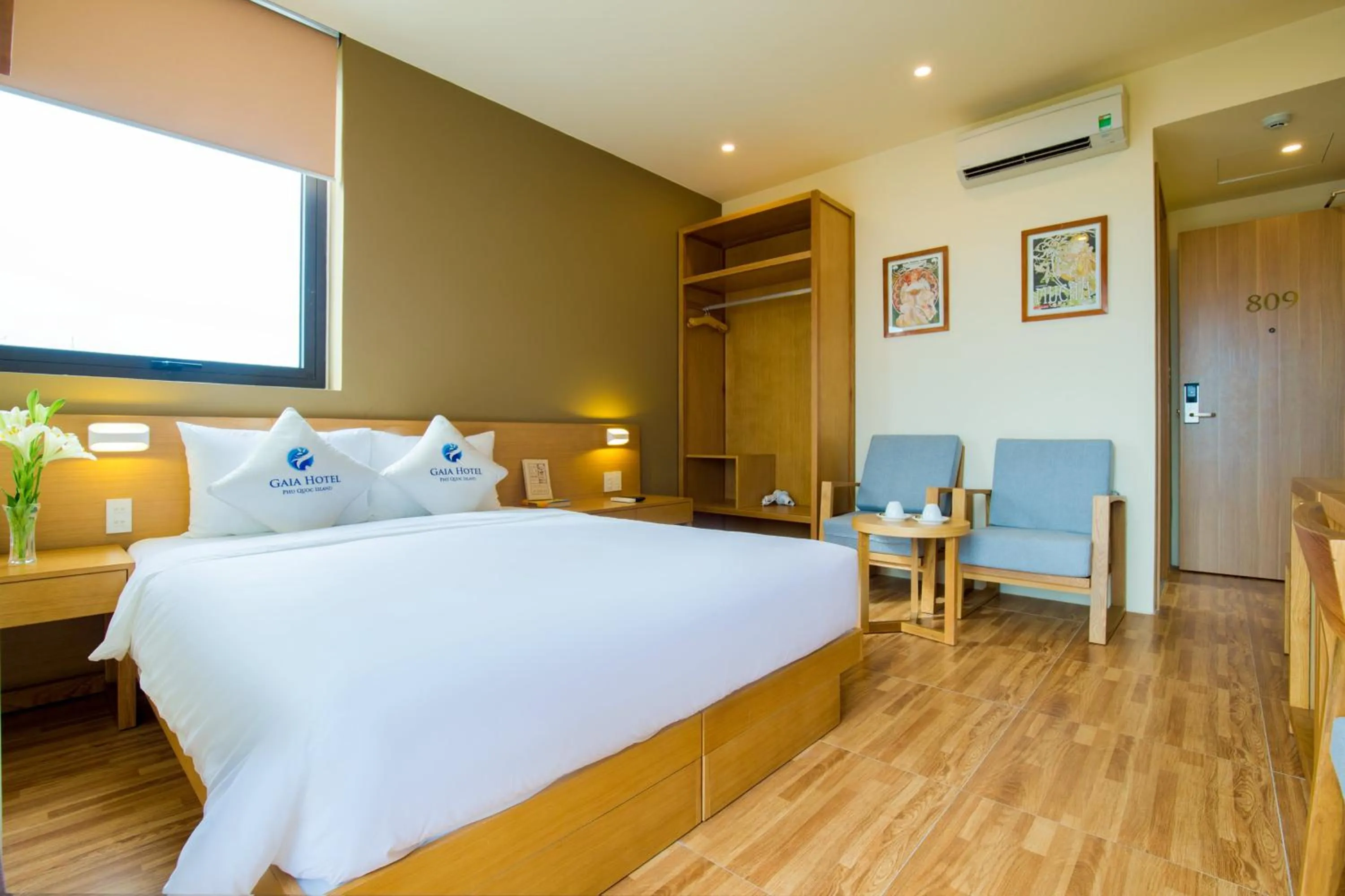 Bed in Gaia Hotel Phu Quoc
