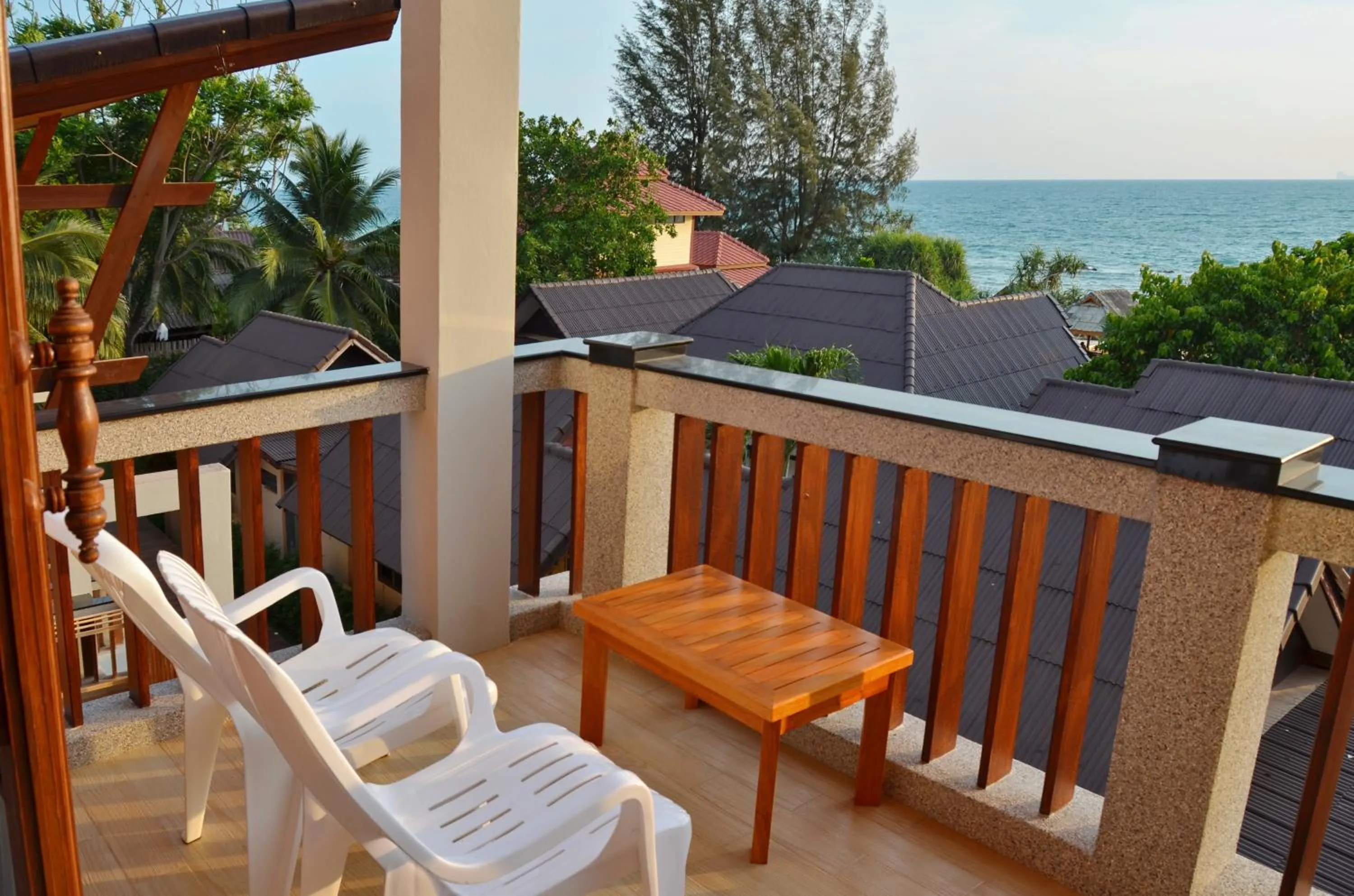 Balcony/Terrace in Lanta Miami Resort - SHA Extra Plus