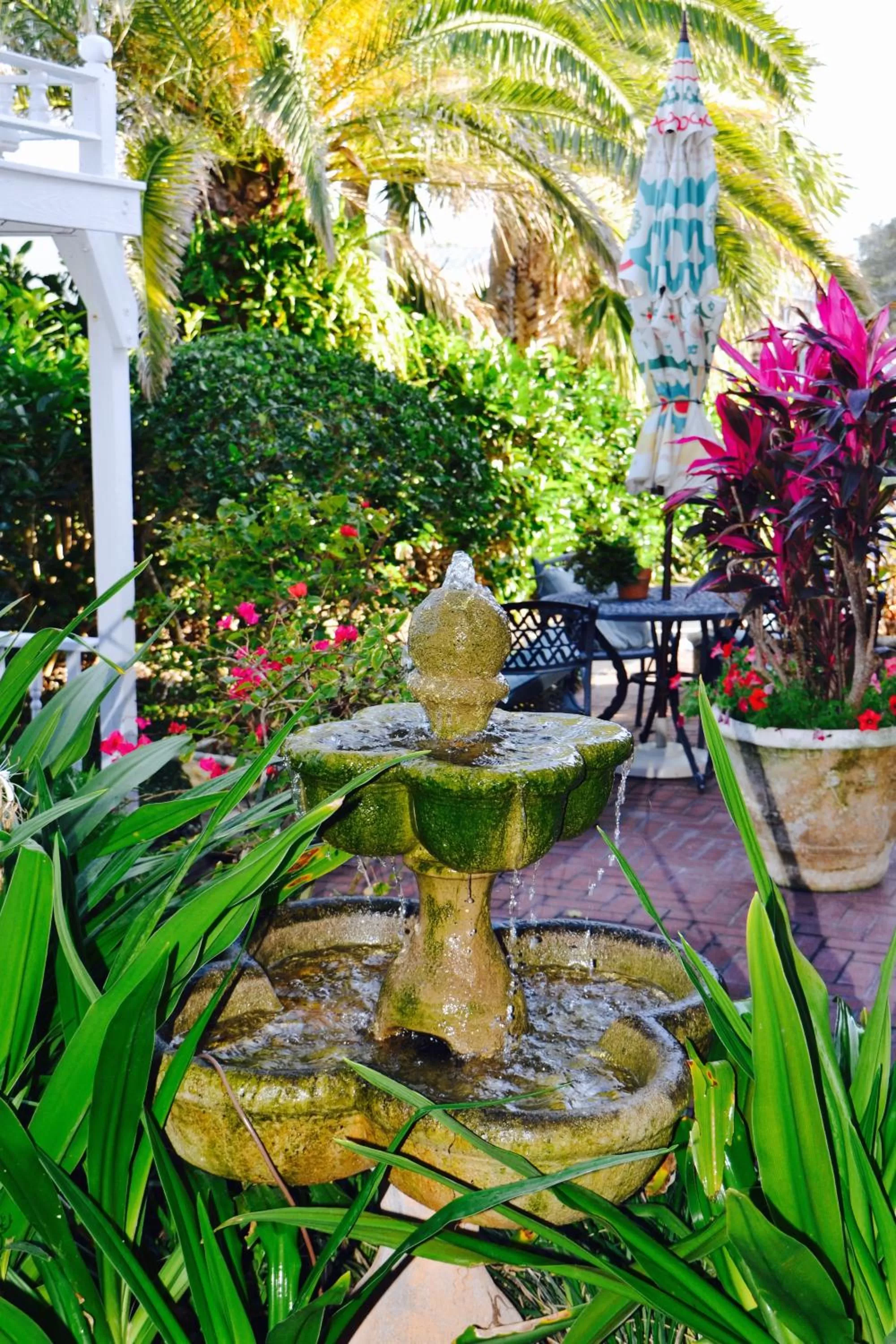 Patio in Sea Turtle Inn