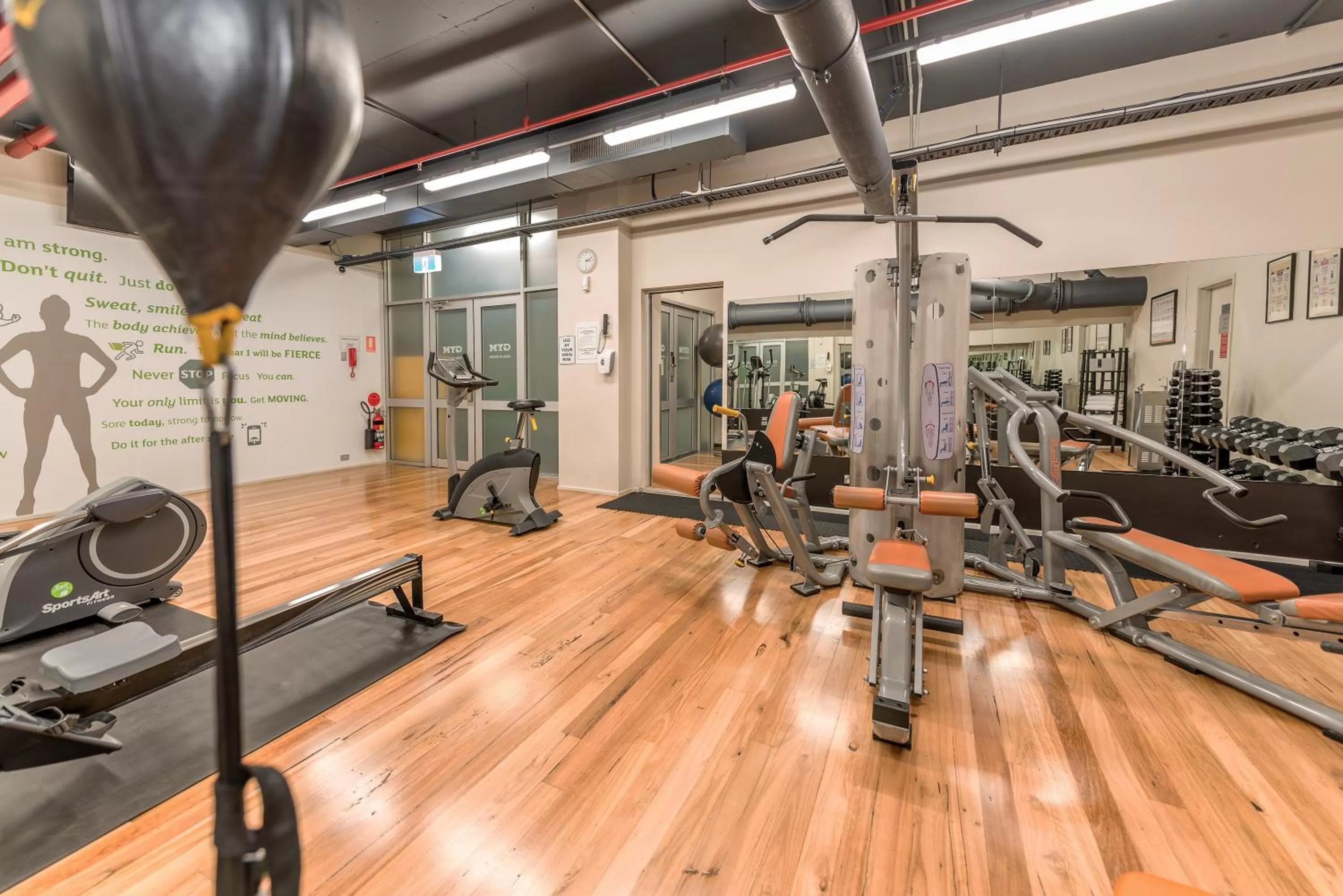 Fitness centre/facilities in Crowne Plaza Sydney Airport by IHG