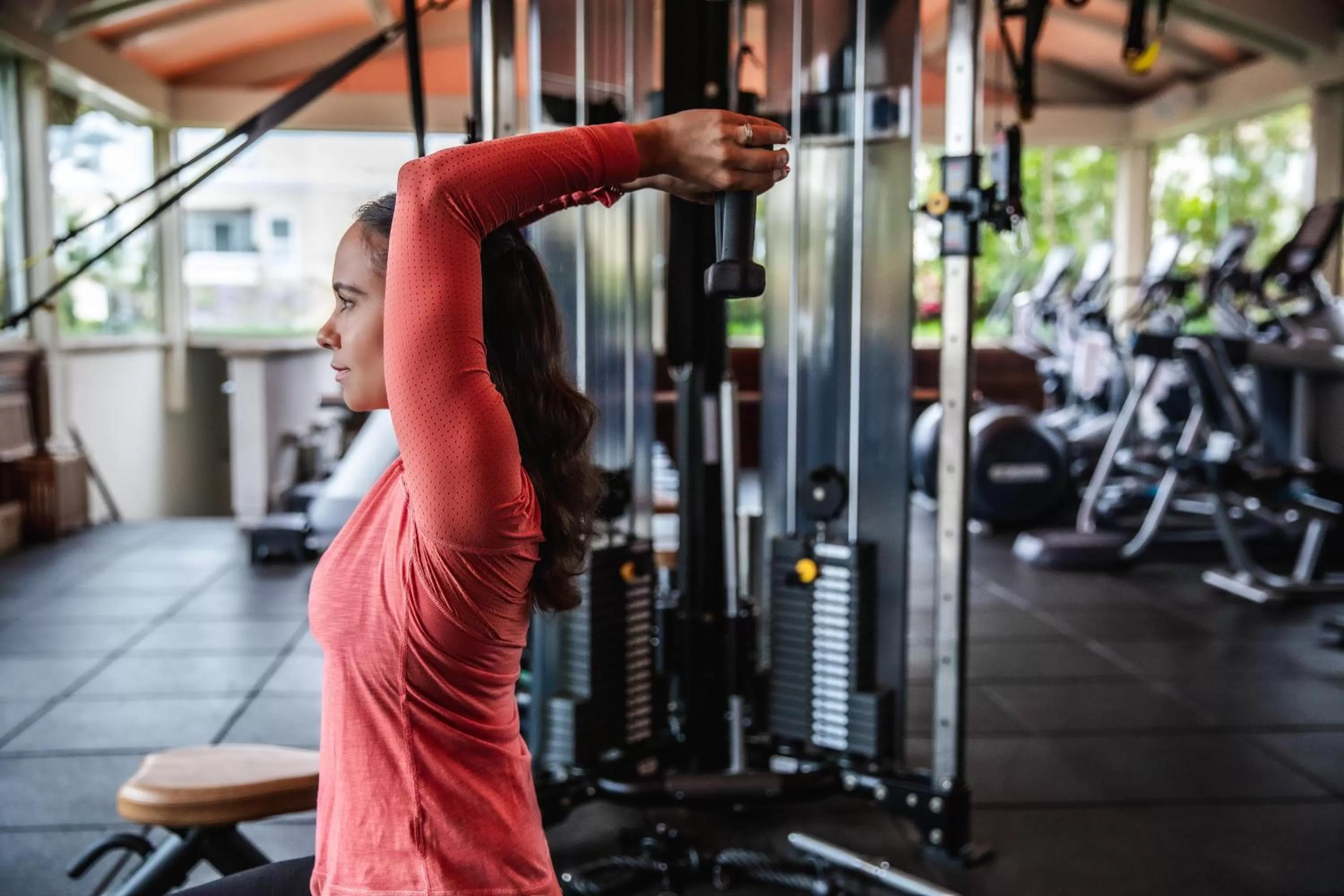 Fitness centre/facilities in Four Seasons Hotel Los Angeles at Beverly Hills