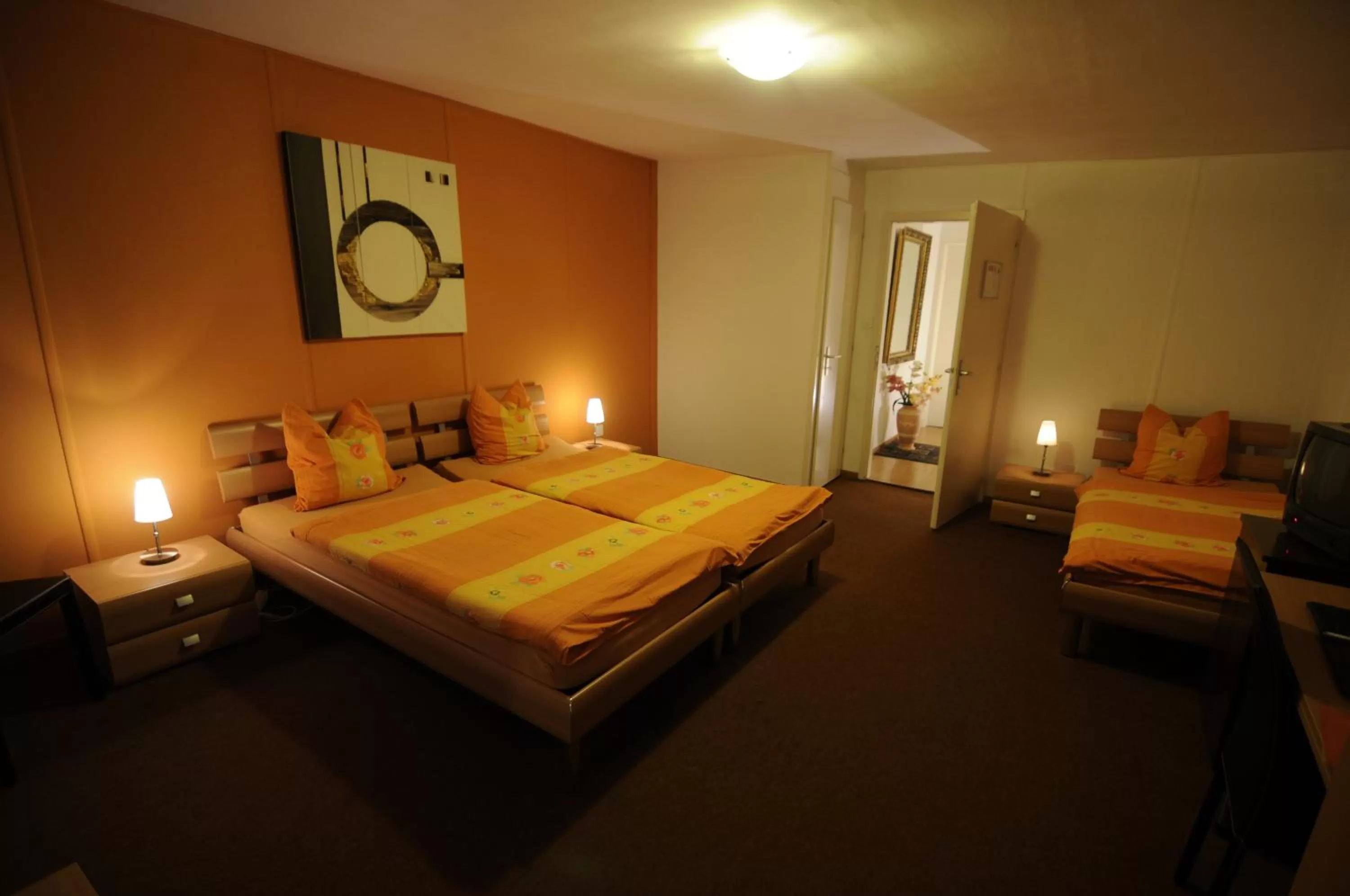 Photo of the whole room, Bed in Hôtel de la Croix-Blanche