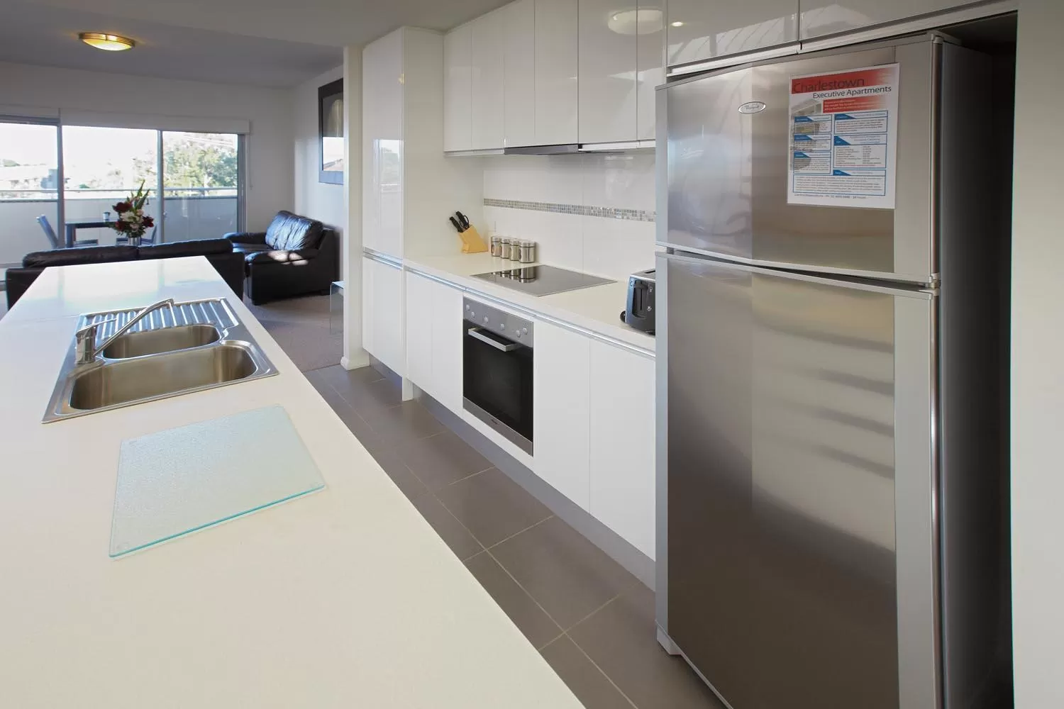 Kitchen or kitchenette in Charlestown Executive Apartments