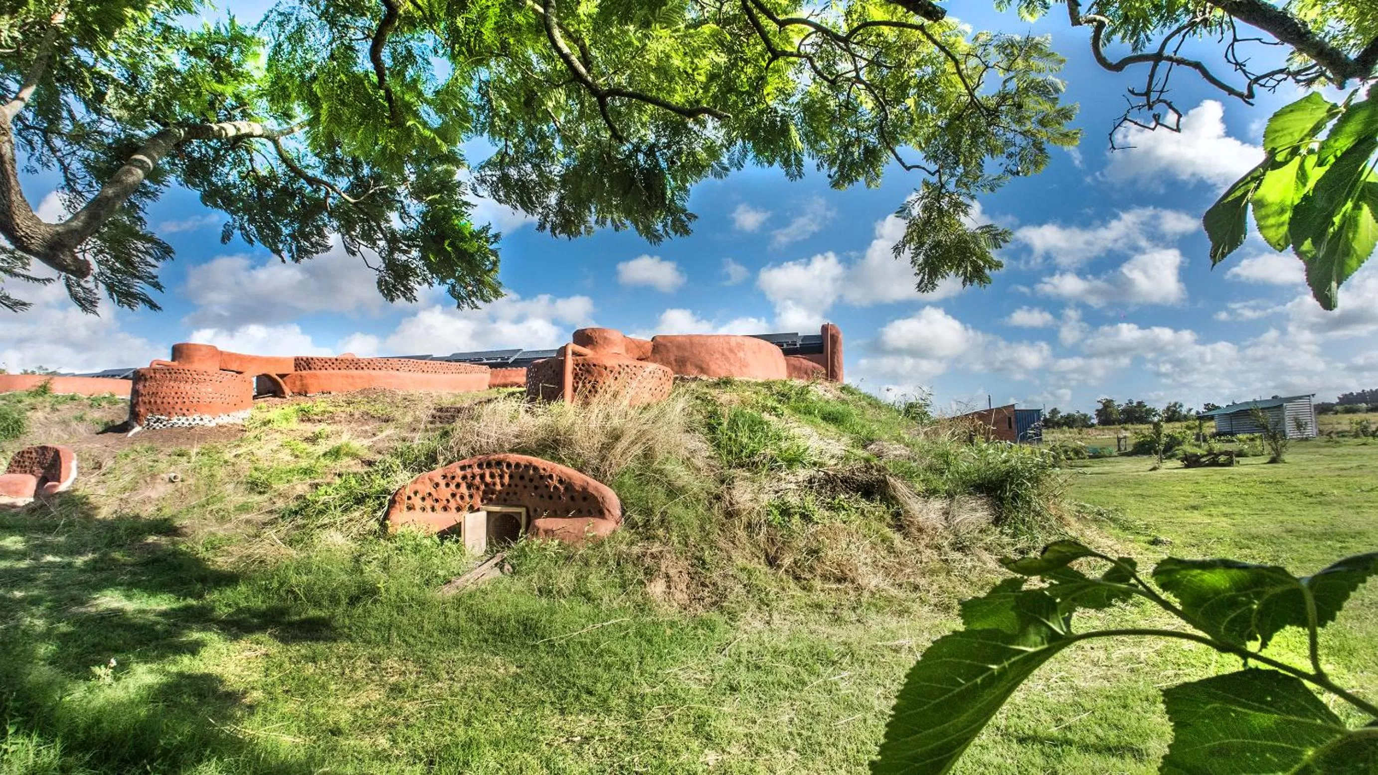 Garden in Caliu Earthship Ecolodge