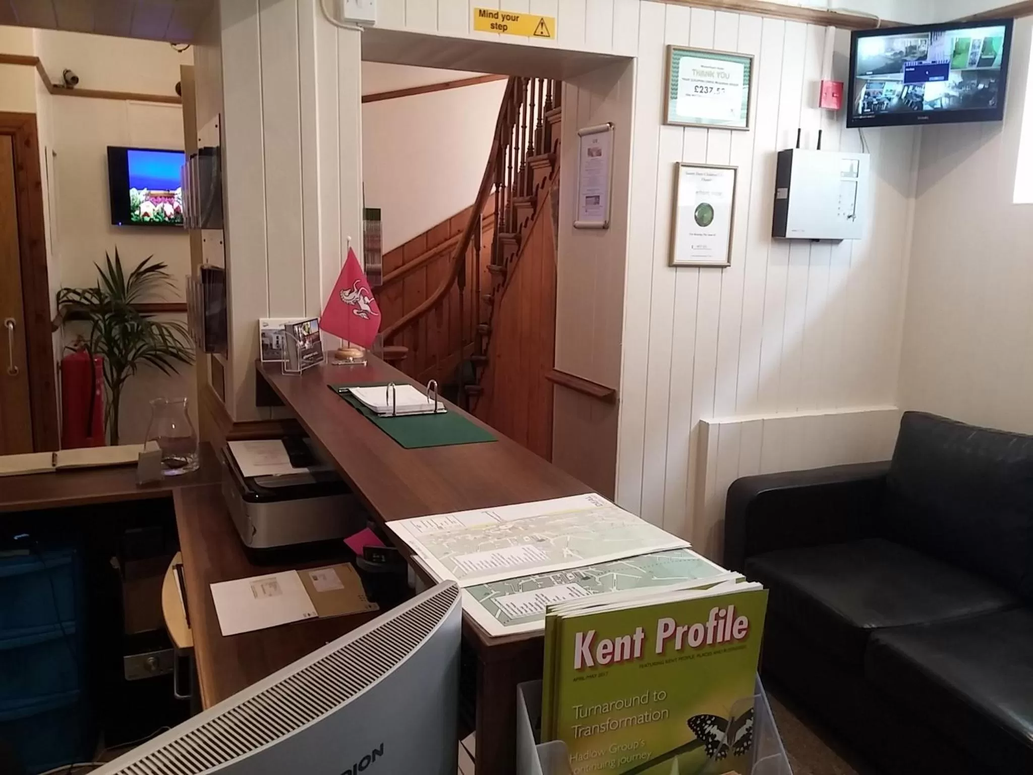 Lobby or reception in Waterfront Hotel