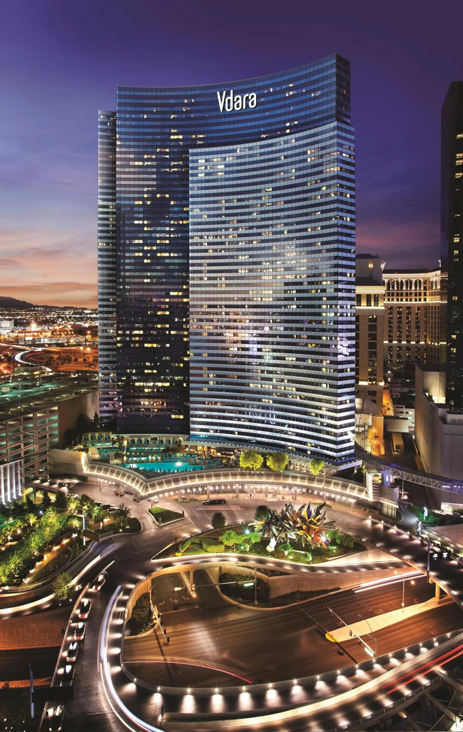 Property building in Vdara Hotel & Spa at ARIA Las Vegas