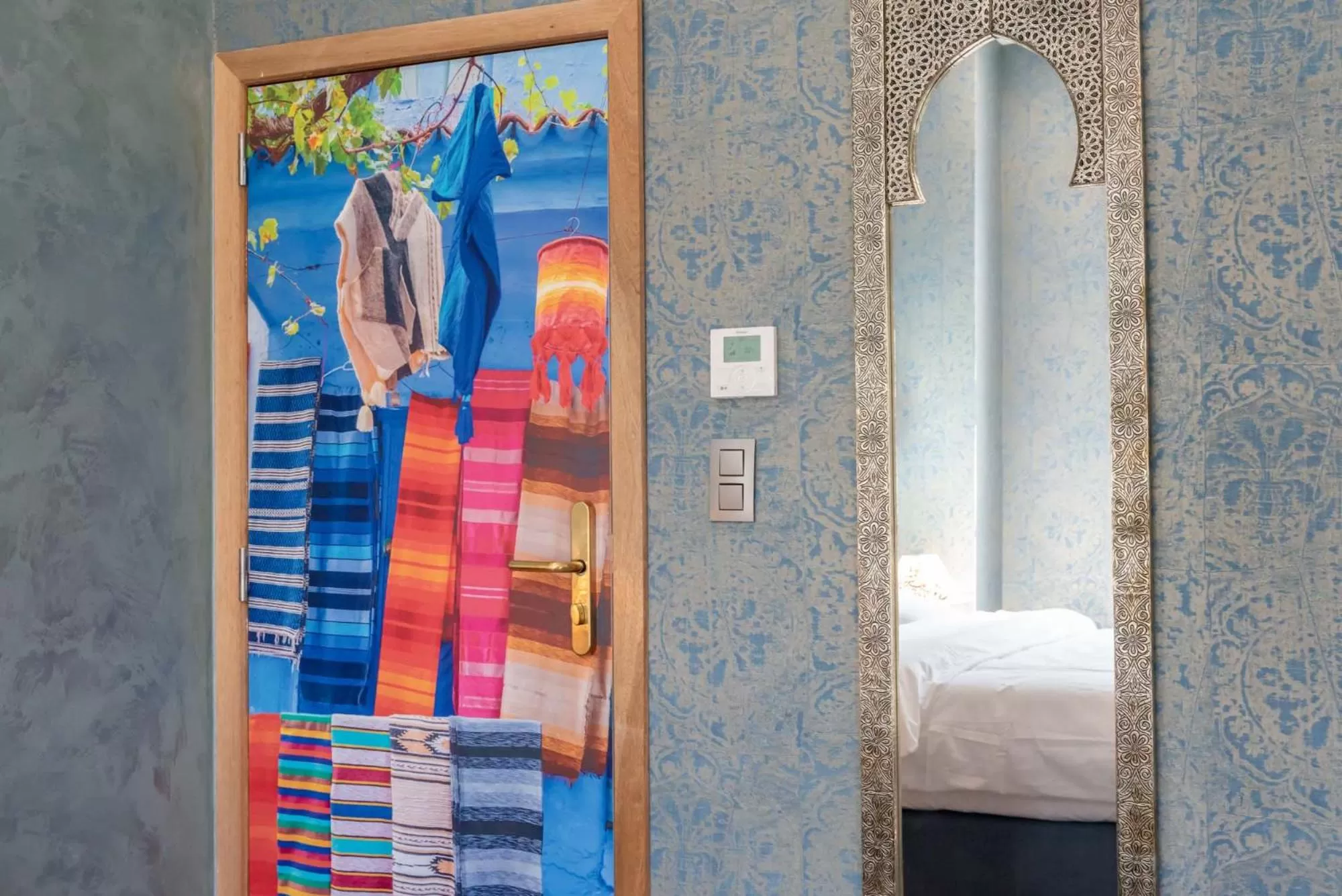 Decorative detail in Ryad Mogador Liège