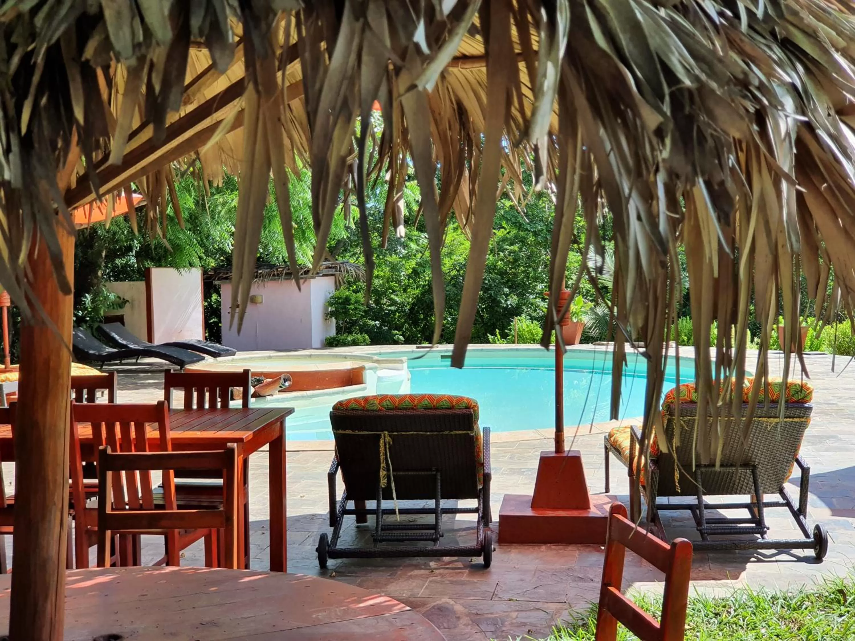 Patio, Swimming Pool in Hotel Lakana Ramena