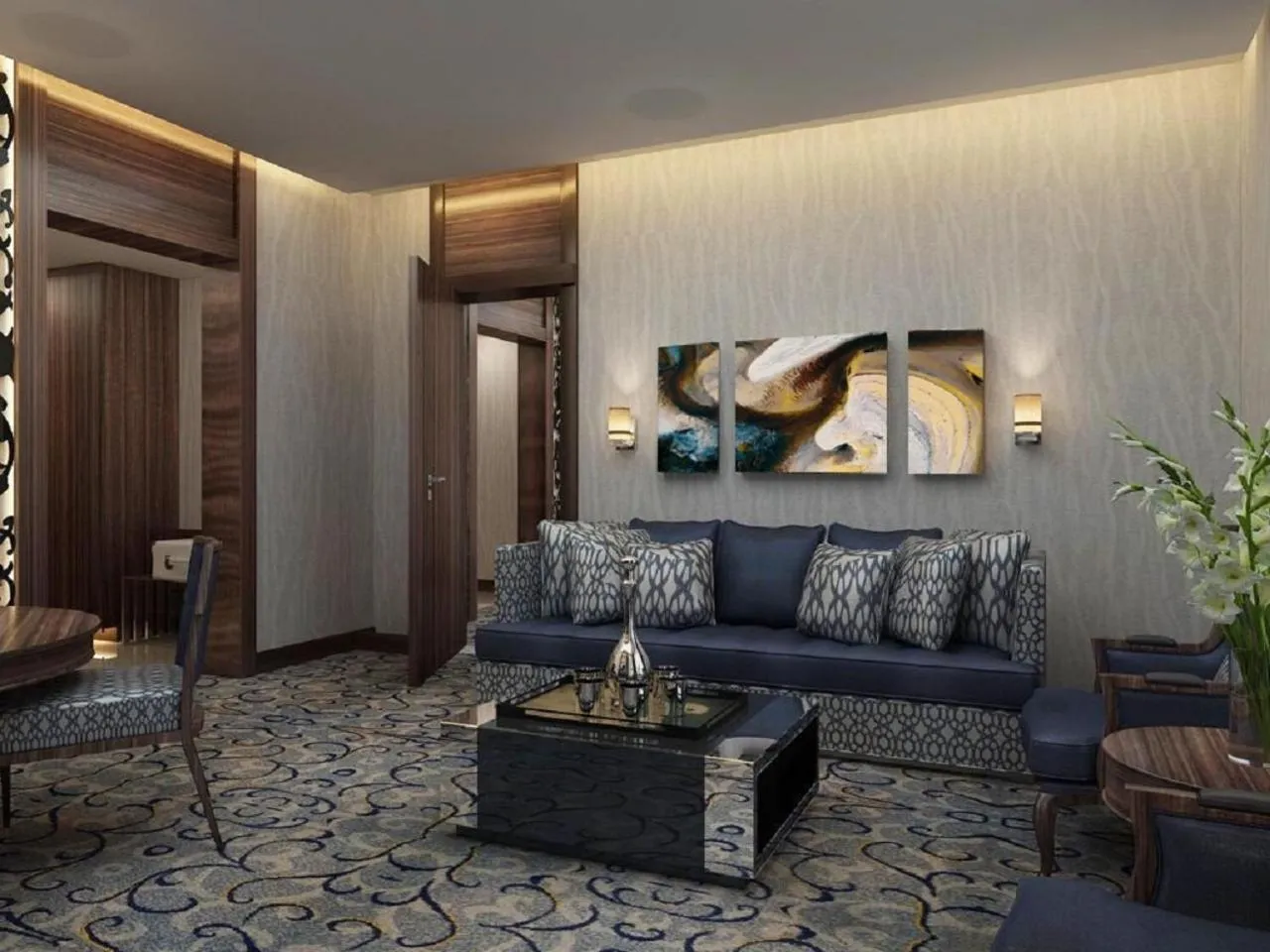 Living room in Casablanca Hotel Jeddah