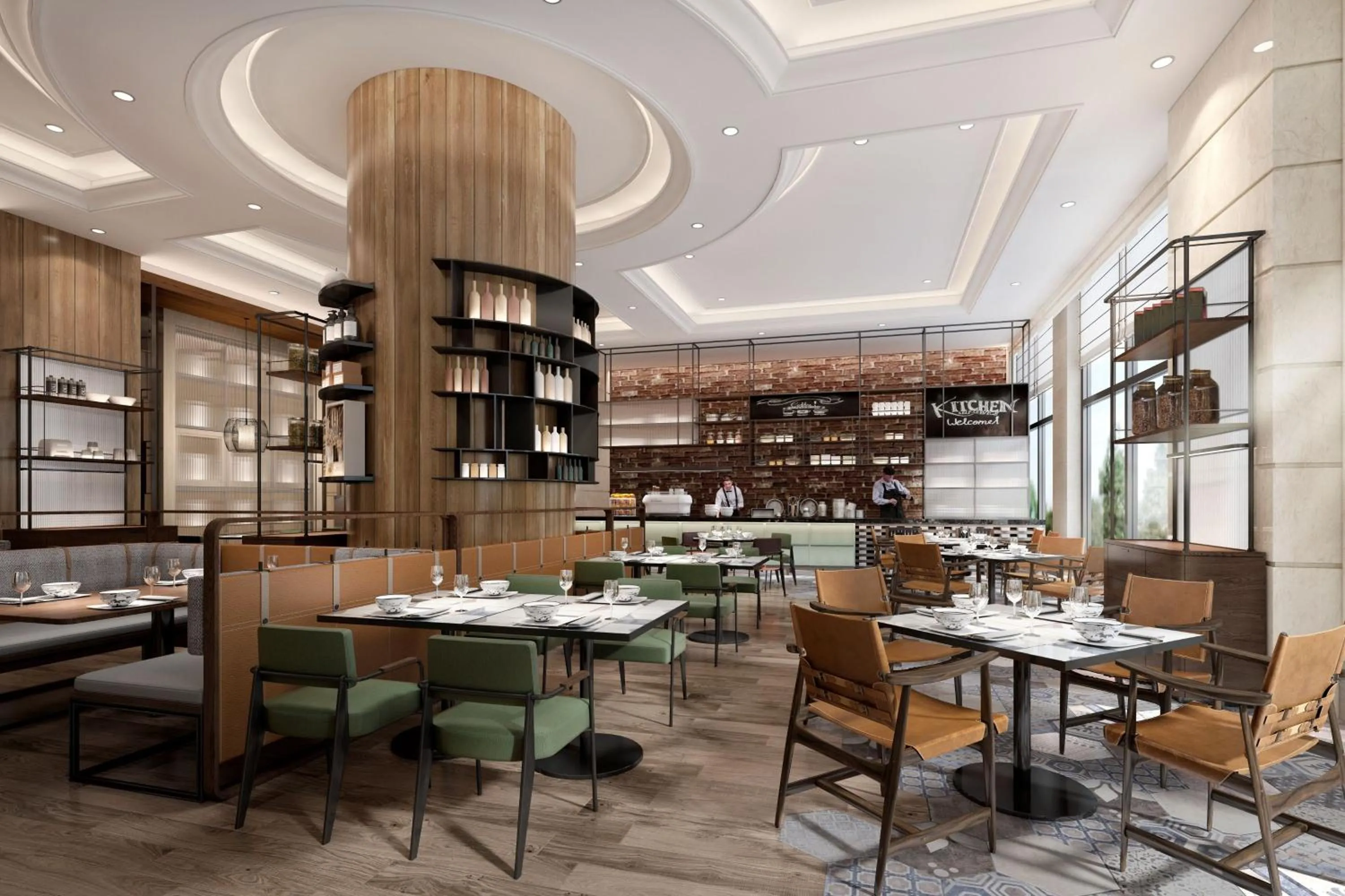 Restaurant/places to eat in Sheraton Shanghai Pudong Riverside