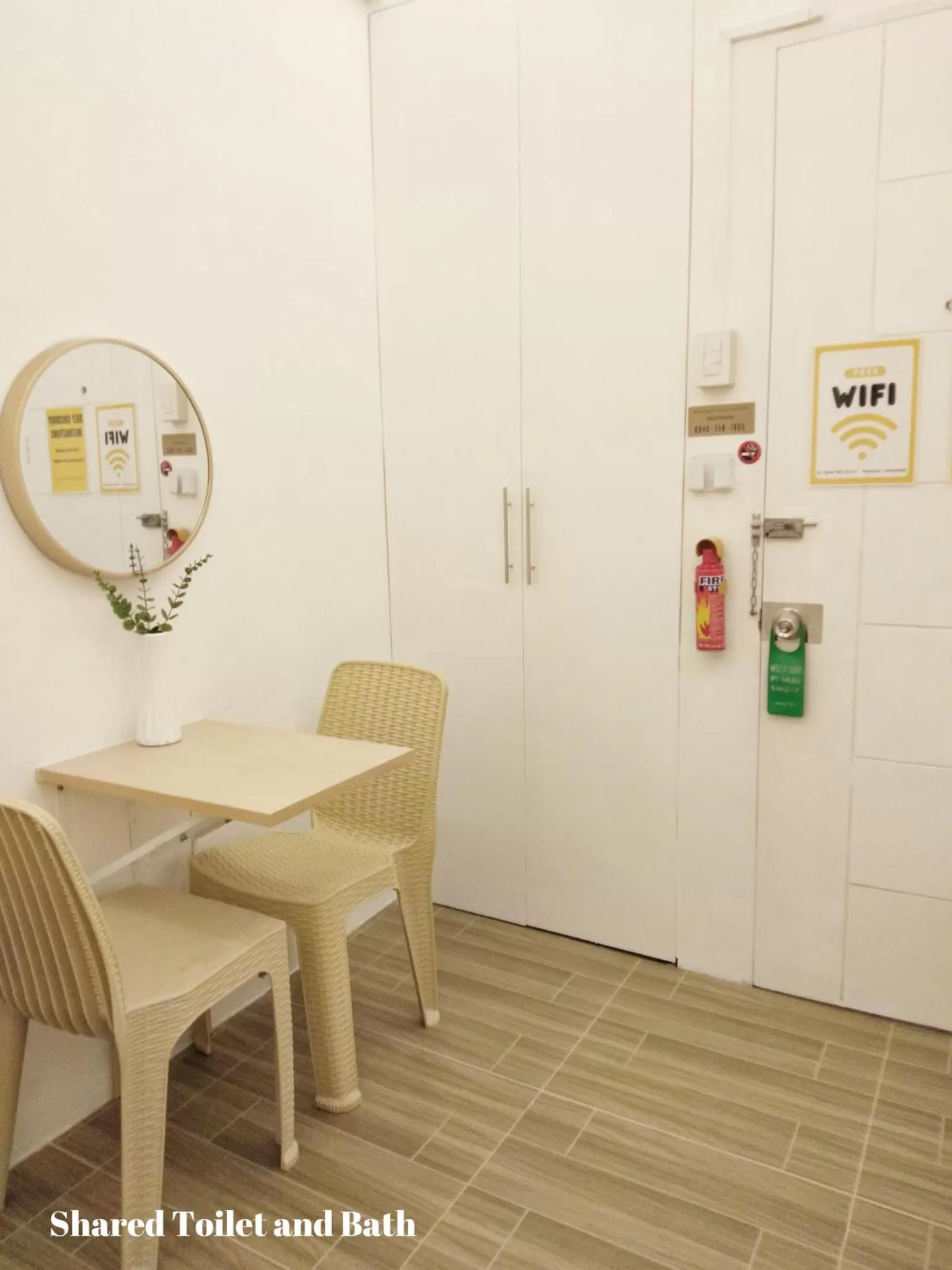 Text overlay in VG Pension and Residences