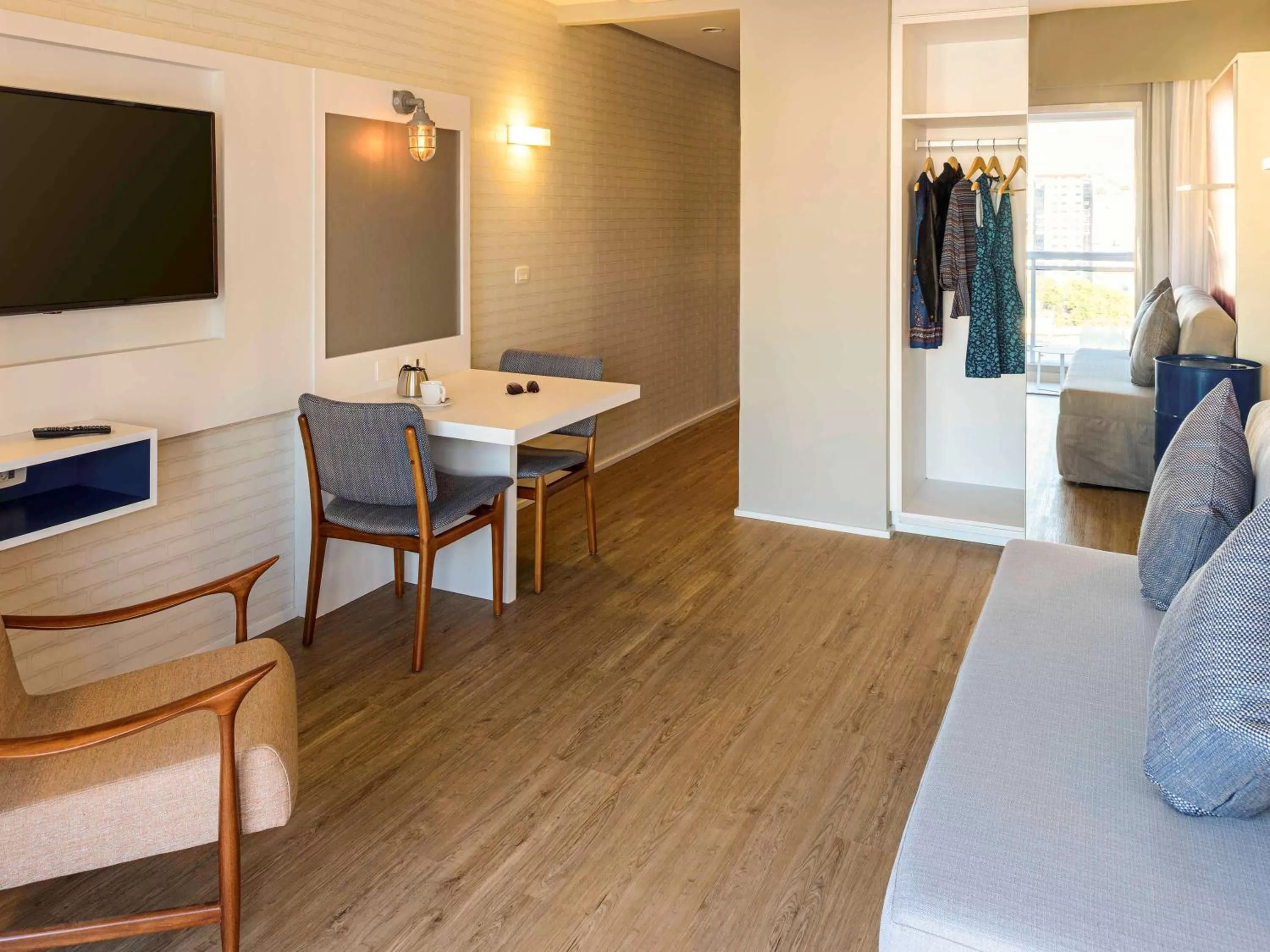 Photo of the whole room, Bed in Aparthotel Adagio Sao Bernardo Do Campo