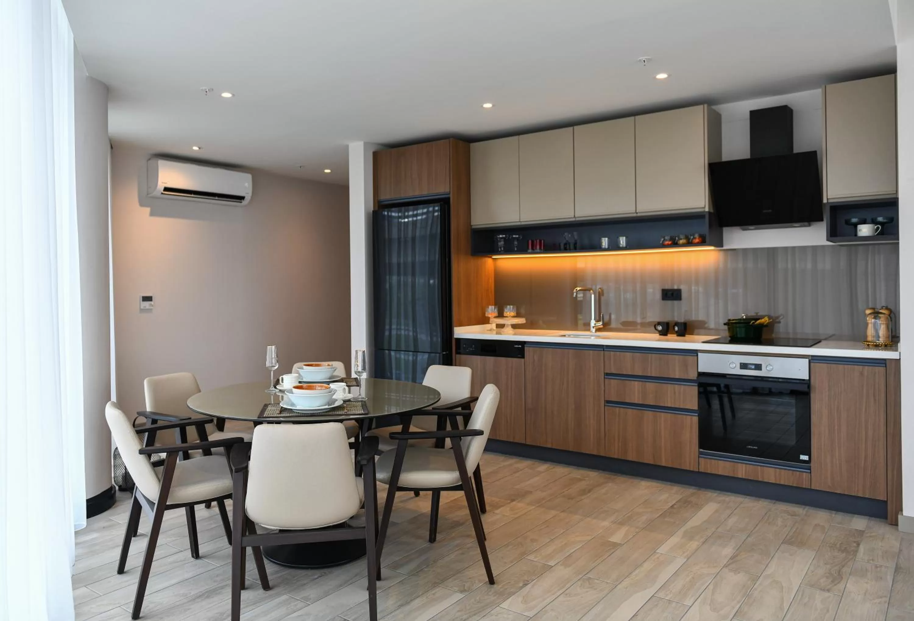 kitchen in WestSide Residences by Rotana