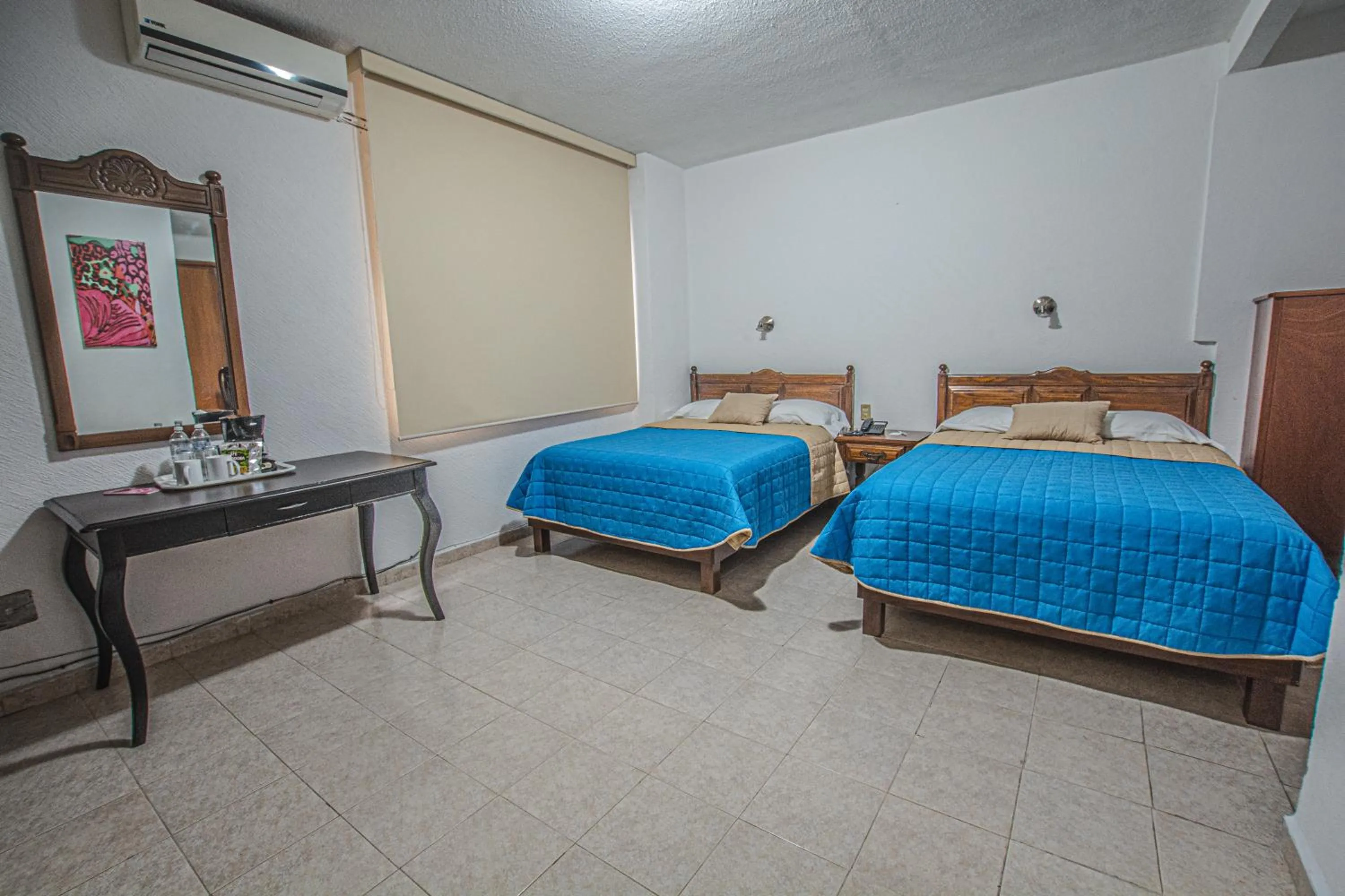 Bed in Hotel Palacio