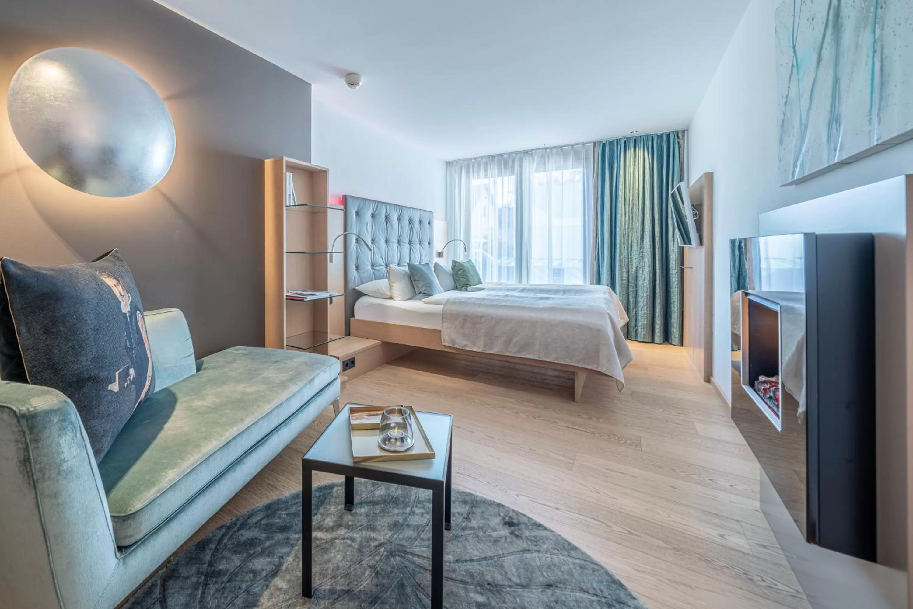 Bedroom, Bed in hirschen dornbirn - das boutiquestyle hotel - skyrelax & wellness im rooftop