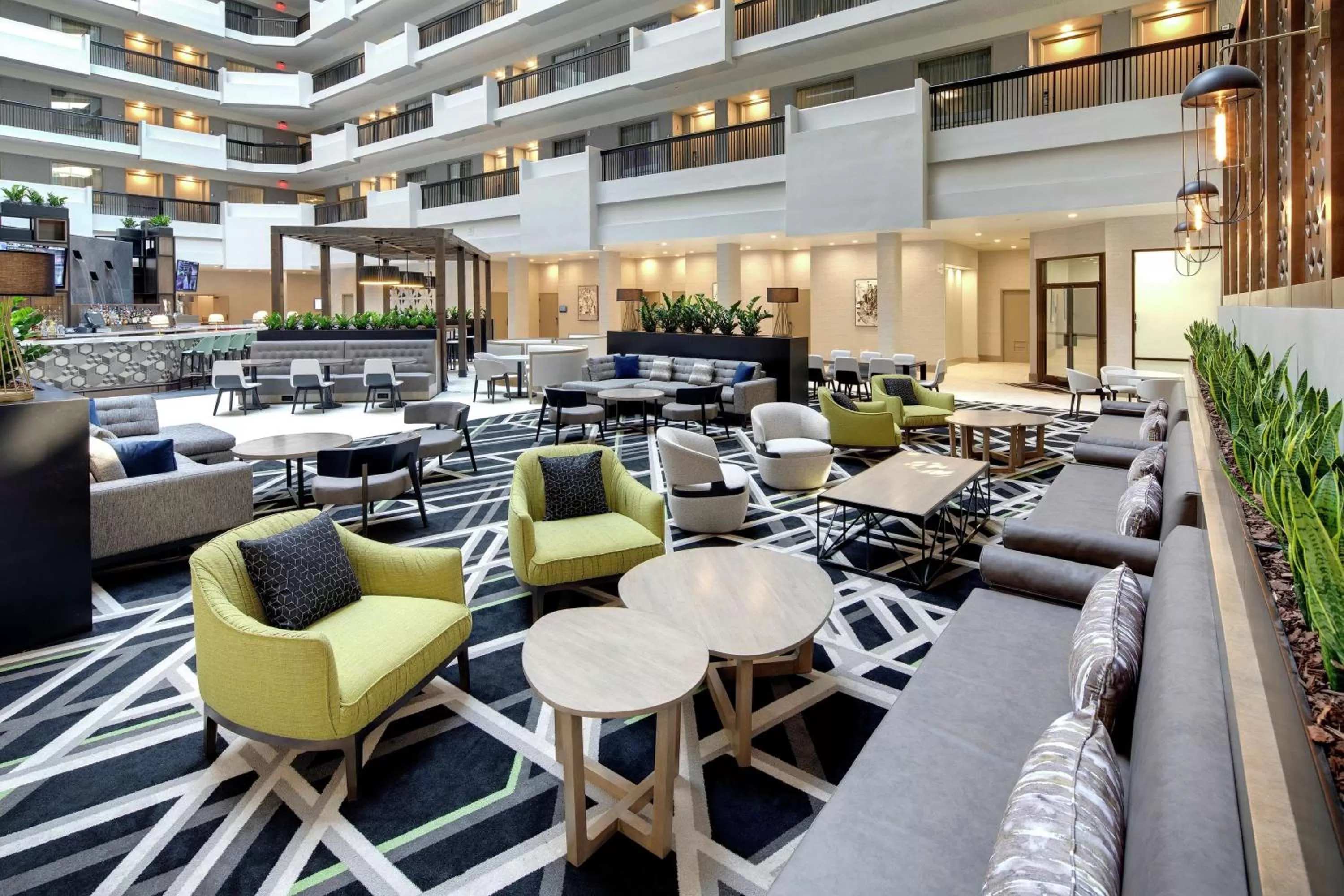 Lobby or reception in Embassy Suites by Hilton Atlanta Perimeter Center